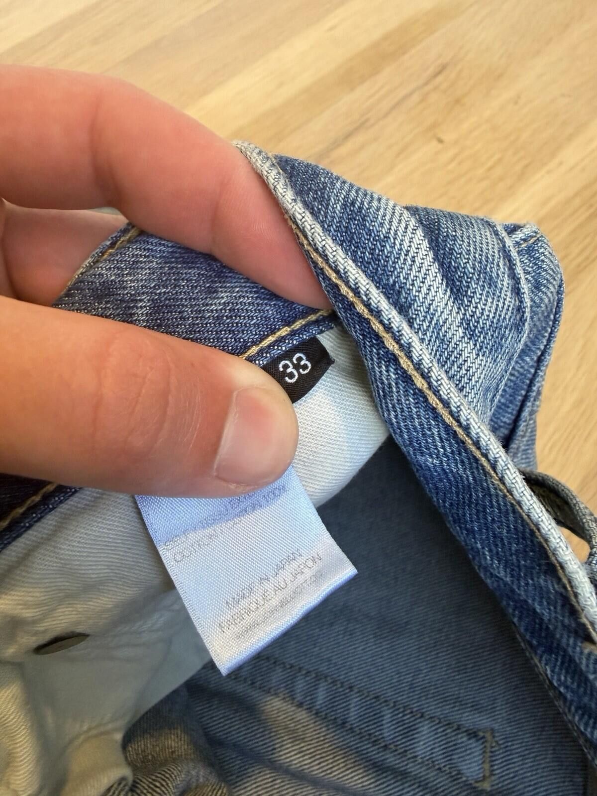 John Elliott John Elliot Distressed Jeans Blue Size 33 Size US 33 - 3 Thumbnail