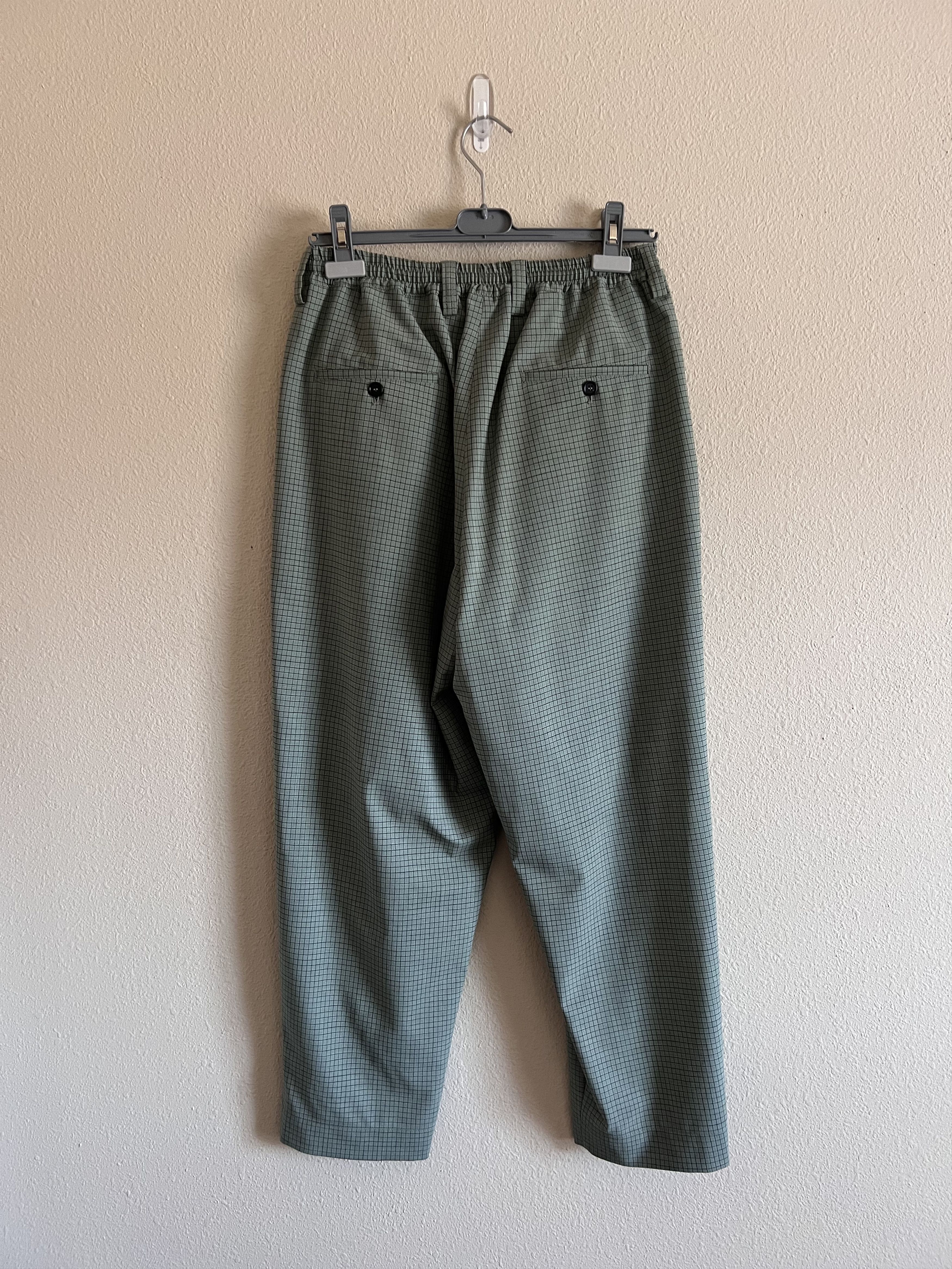 Marni Marni Stretch Wool Fresco Check Pants in Pale Mint Size US 30 / EU 46 - 4 Thumbnail