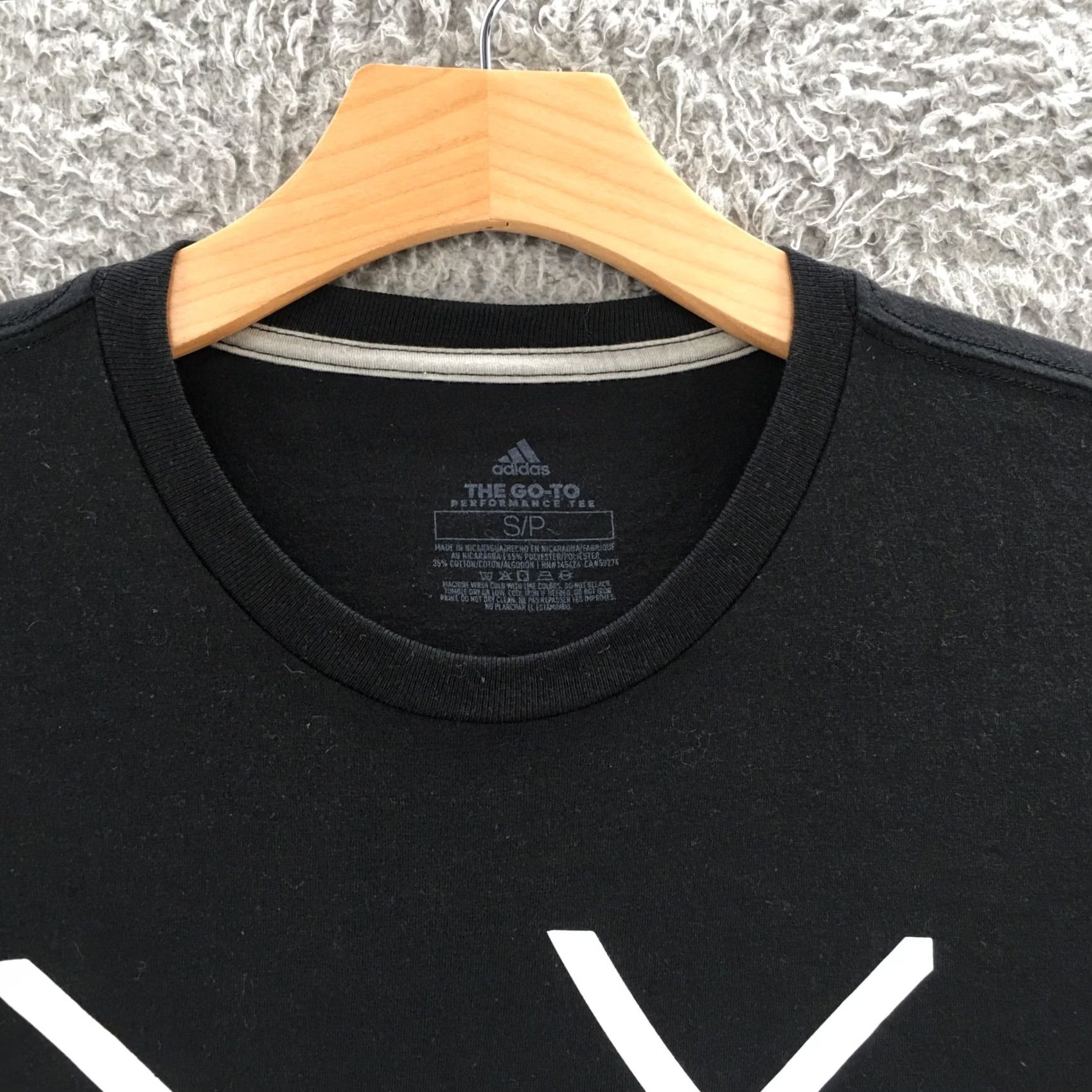 Adidas Adidas Climalite Athletic T-Shirt Mens S Black Short Sleeve Basketball Lines NEW Size US S / EU 44-46 / 1 - 4 Thumbnail