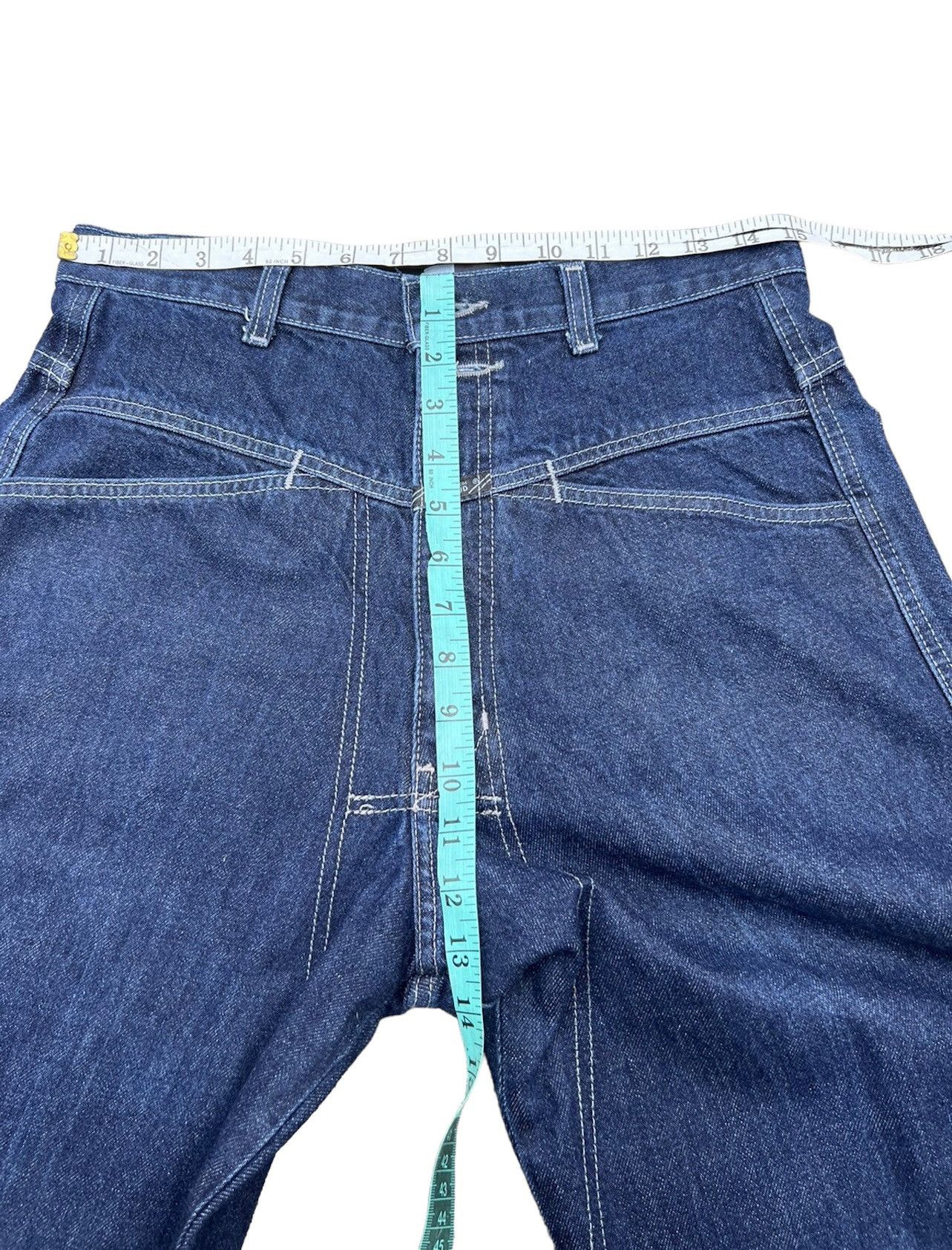 Marithe + Francois Girbaud Vintage 90s MFG Baggy Denim Work Jeans Size US 29 - 3 Thumbnail