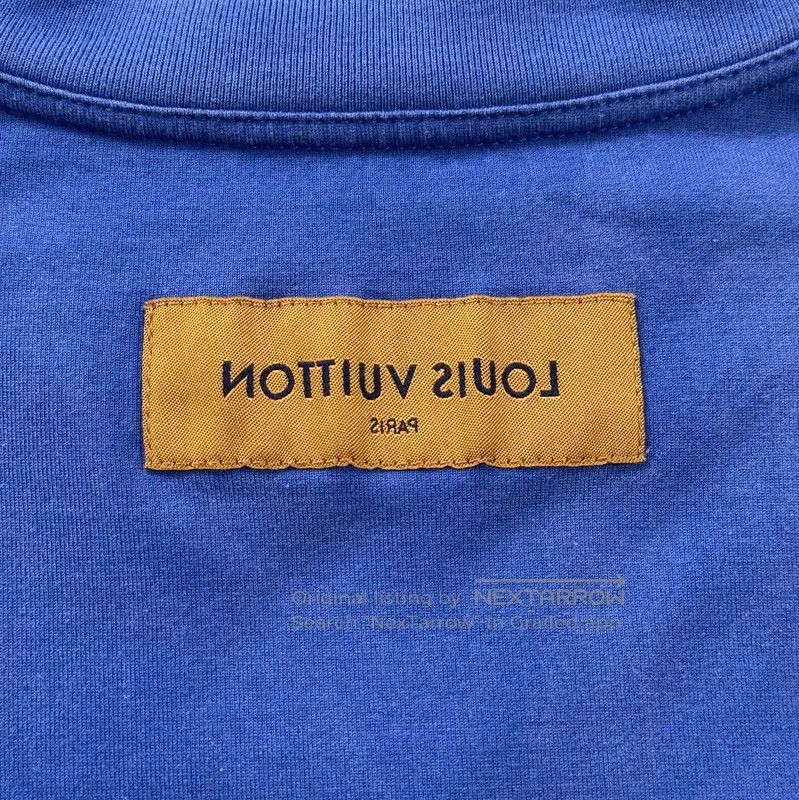 Louis Vuitton Louis Vuitton Blue Cotton Men's T-Shirt . Size US M / EU 48-50 / 2 - 7 Thumbnail