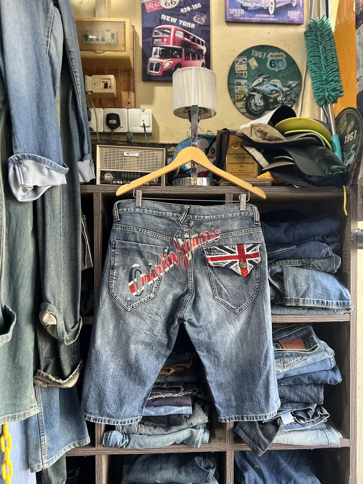 🔥Oririn Jeans Cropped Distressed Denim