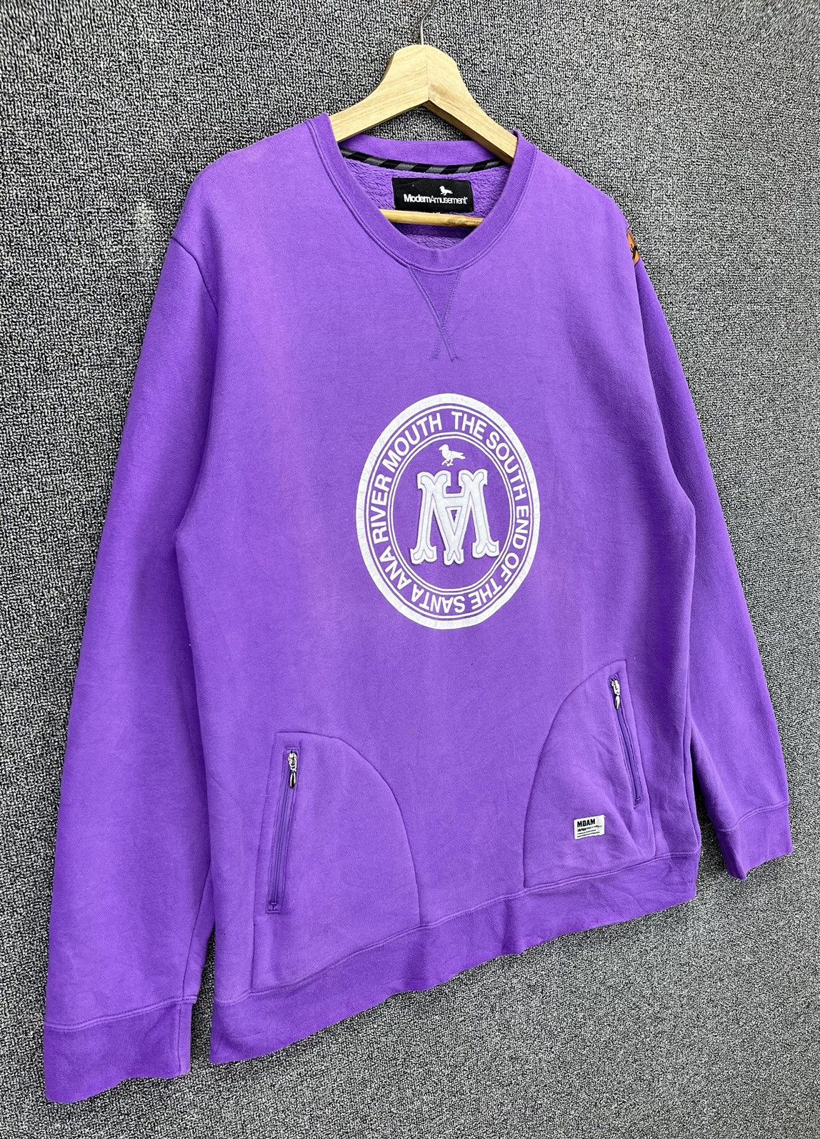 Modern Amusement Modern Amusement Purple Sweatshirt Size XL / US 12-14 / IT 48-50 - 2 Thumbnail
