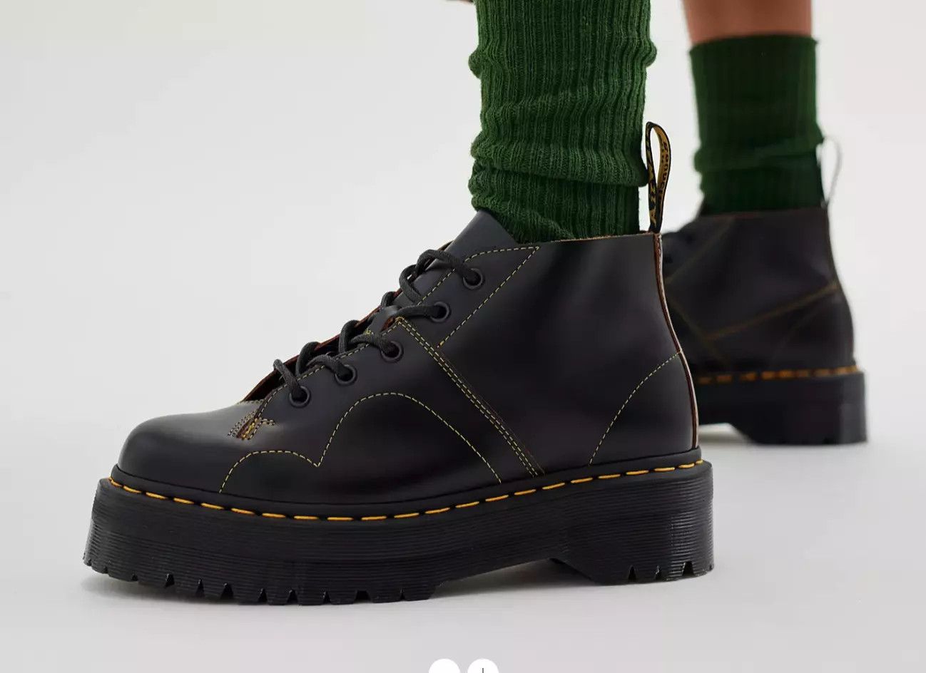 Dr. Martens DR. MARTENS CHURCH PLATFORM MONKEY BOOTS Size US 10 / EU 43 - 9 Thumbnail