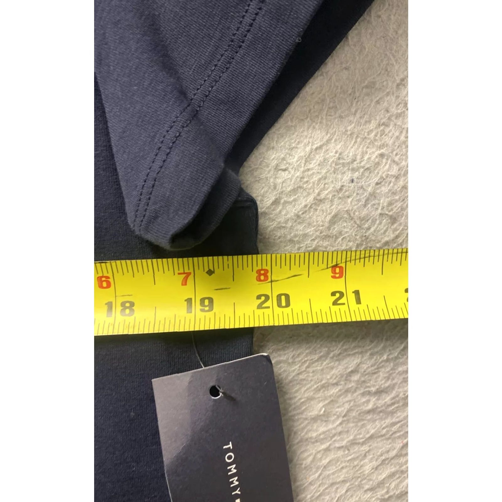 Tommy Hilfiger VINTAGE Tommy Hilfiger Women Short Sleeve T Shirt Dress Size L Navy 90s Dress Midi NWT Size L / US 10 / IT 46 - 6 Thumbnail