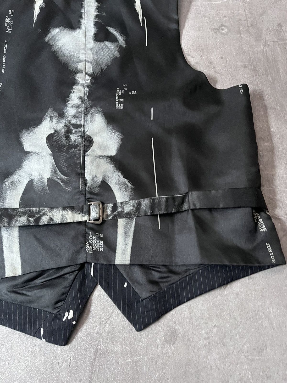 Jean Paul Gaultier Jean Paul Gaultier Junior S/S 1990 X-Ray reversible vest Size US L / EU 52-54 / 3 - 8 Thumbnail