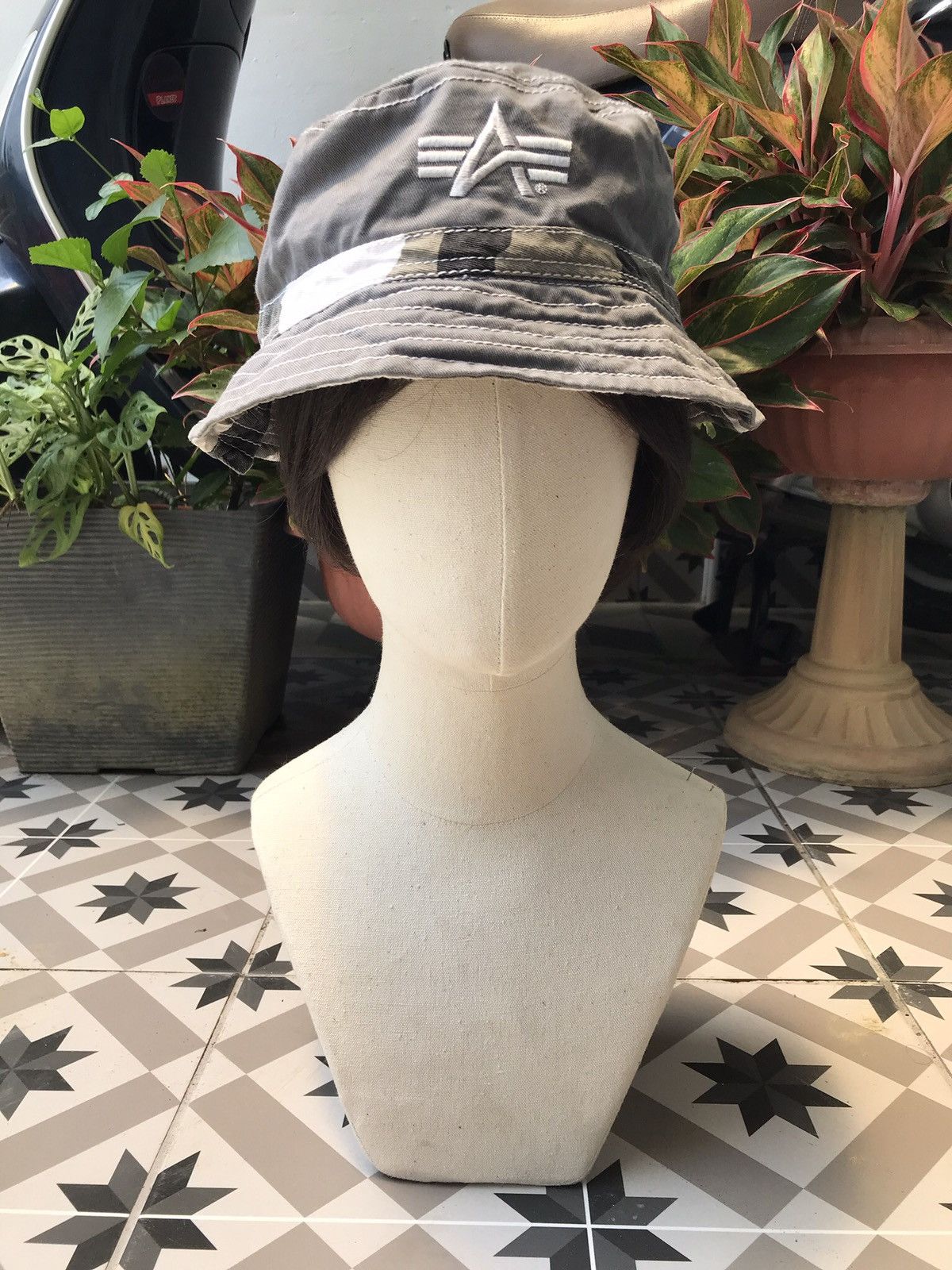 Japanese Brand × Vintage VINTAGE ALPHA INDUSTRIES CAMO BUCKETS HAT Size ONE SIZE - 12 Thumbnail