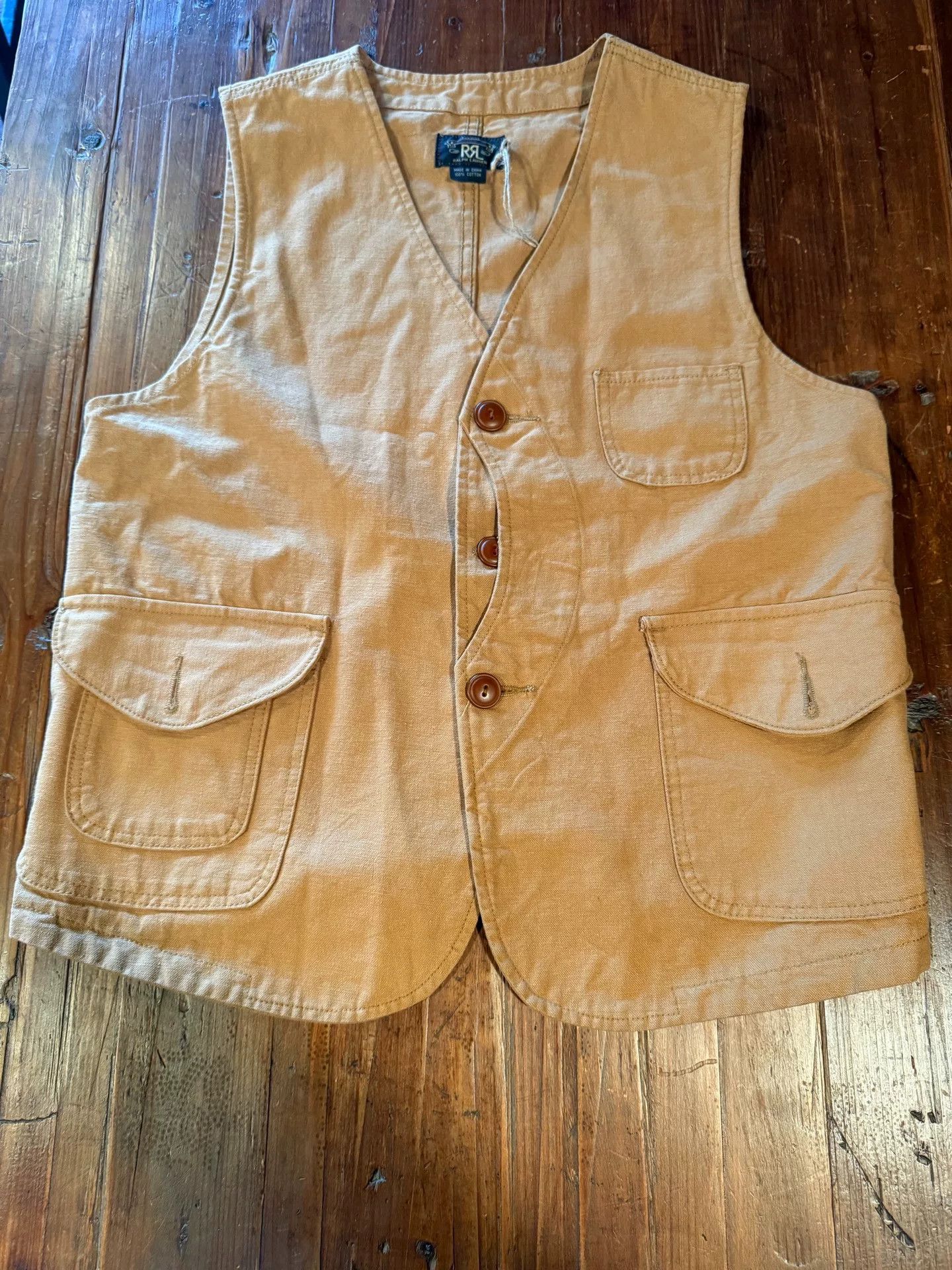 RRL Ralph Lauren RRL Ralph Lauren Vintage Work Vest Size US M / EU 48-50 / 2 - 1 Thumbnail