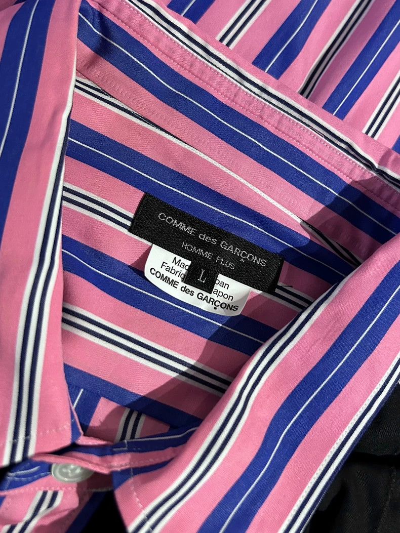 Comme des Garcons Comme Des Garcons Three-dimensional jacquard striped shirt Size US L / EU 52-54 / 3 - 7 Thumbnail