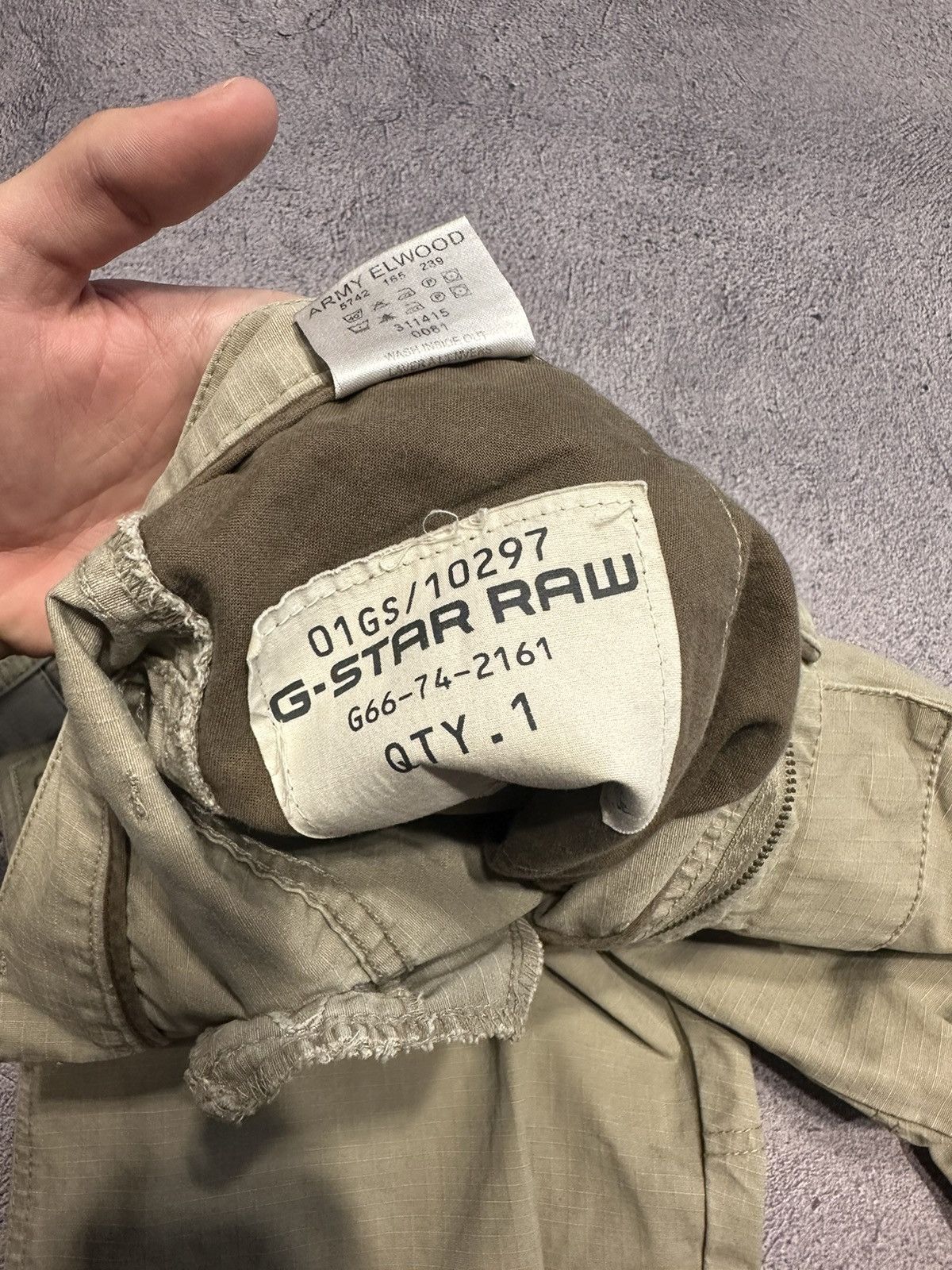 G-Star × Vintage 🦘 Vintage Y2K Cargo Pants Gstar Streetstyle Avangarde Size US 33 - 6 Thumbnail