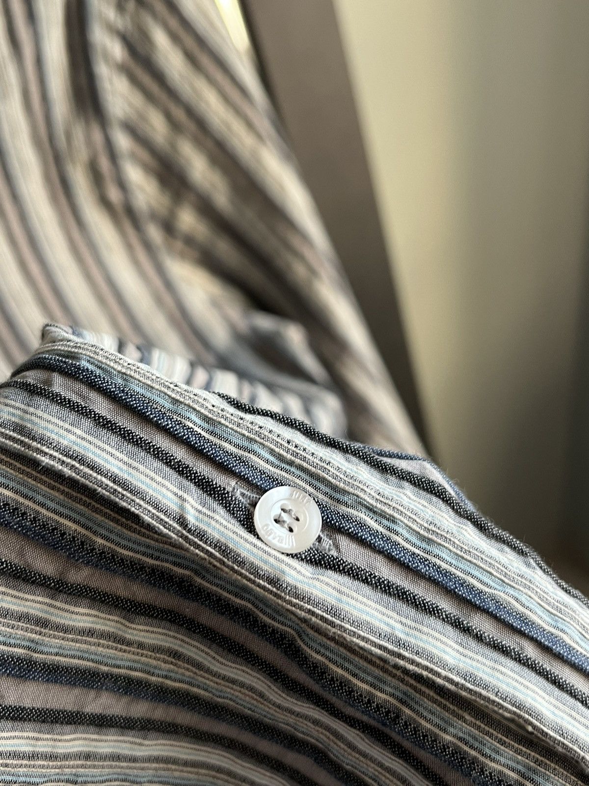 Just Cavalli Just Cavalli Stripped Dress Shirt Size XL / US 12-14 / IT 48-50 - 8 Thumbnail