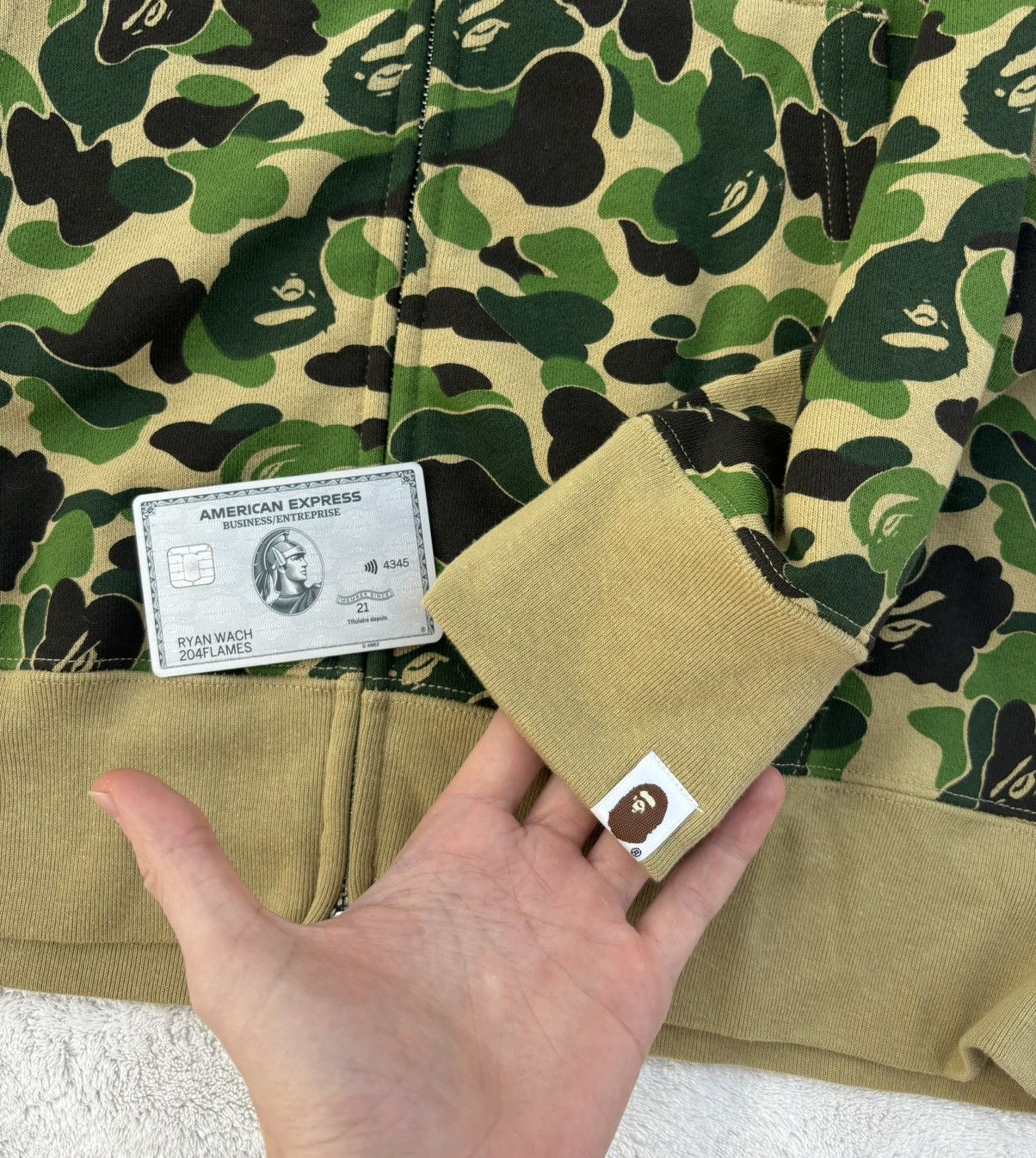 Bape Bape Full Zip Classic Green Camo Hoodie Size US XL / EU 56 / 4 - 3 Thumbnail