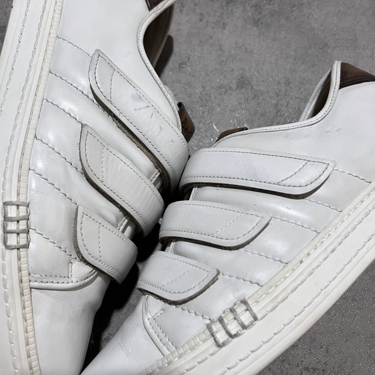 Berluti Berluti Playfield Velcro Leather Sneakers White Size US 7.5 / EU 40-41 - 6 Thumbnail