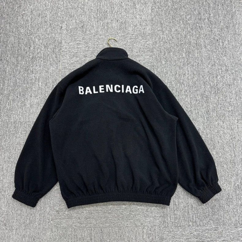 Balenciaga Balenciaga Embroidered Fleece ZipUp Jacket-2505 Size US L / EU 52-54 / 3 - 2 Thumbnail