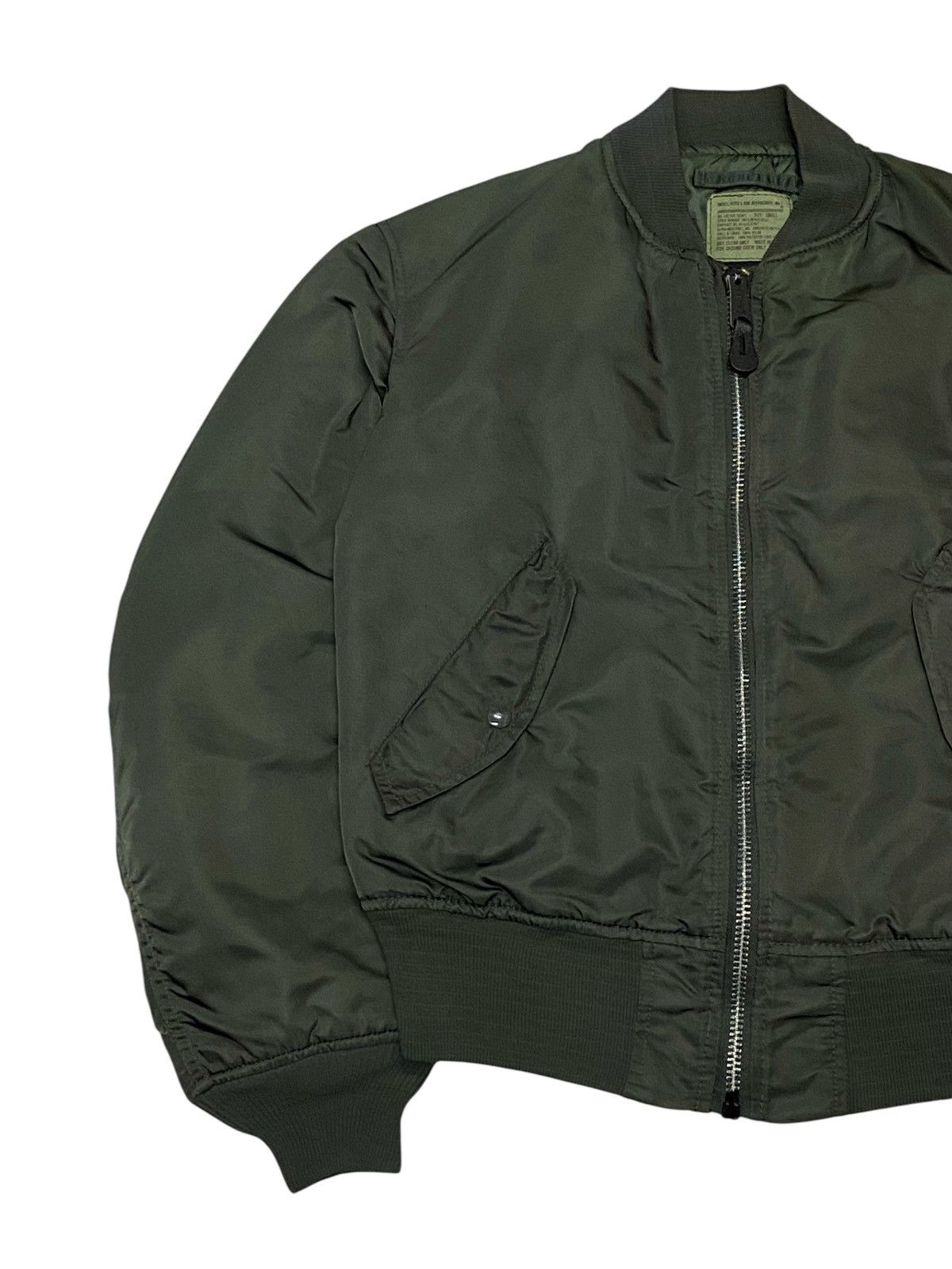 Alpha Industries Vintage Alpha Industries MA-1 Bomber Jacket Size US S / EU 44-46 / 1 - 9 Thumbnail
