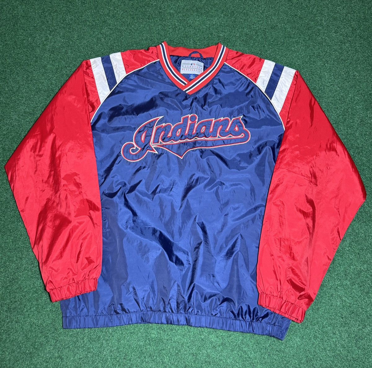 MLB × Starter × Vintage Vintage Cleveland Indians Lightweight Windbreaker Jacket Size US M / EU 48-50 / 2 - 1 Thumbnail