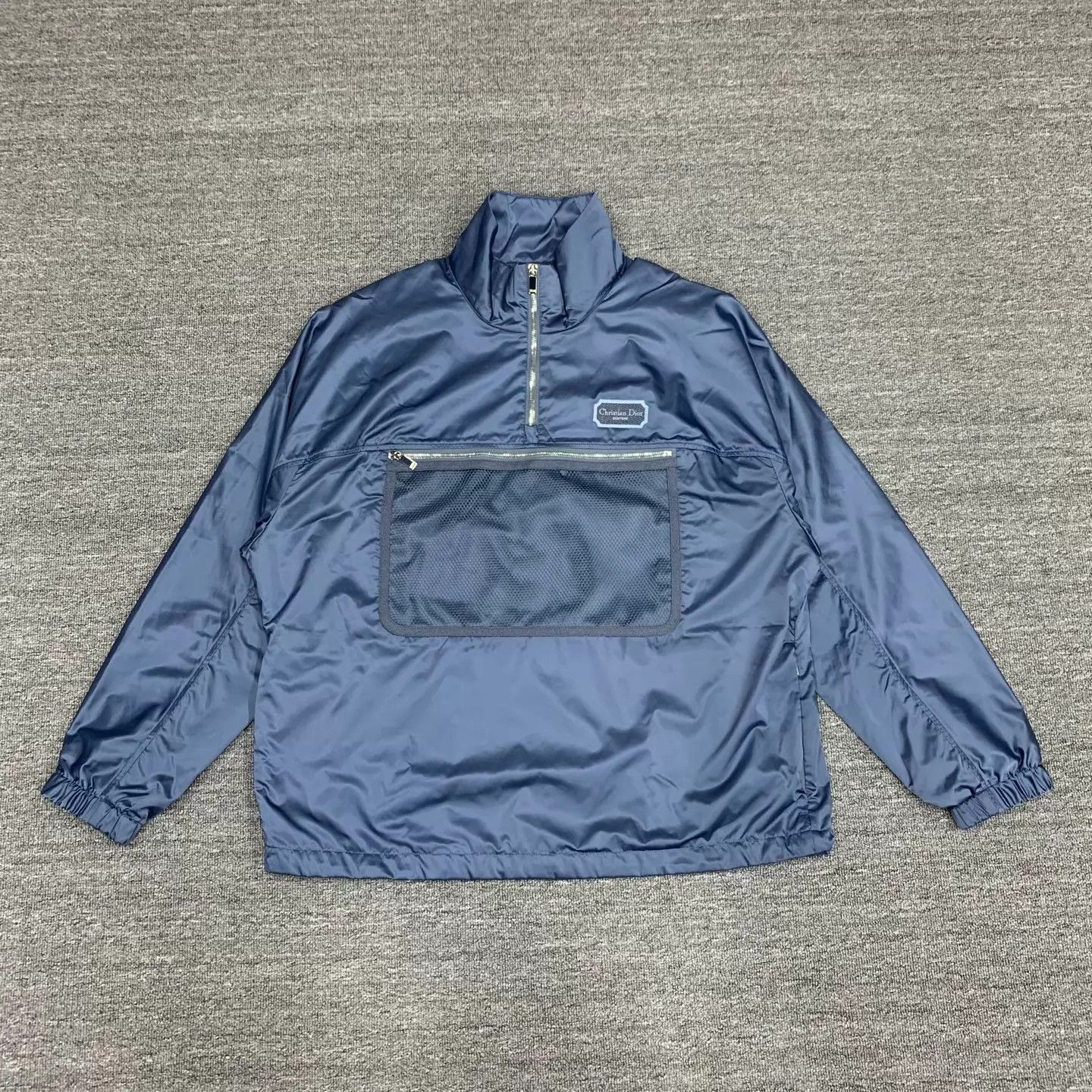 Dior Dior Blue Nylon Logo Shell Jacket Size 50 98 New Size US M / EU 48-50 / 2 - 1 Thumbnail