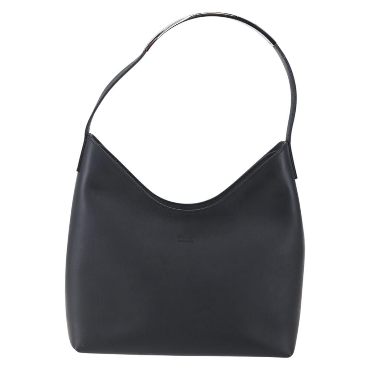 Gucci Gucci Metal Handle Hobo Leather Size ONE SIZE - 1 Thumbnail