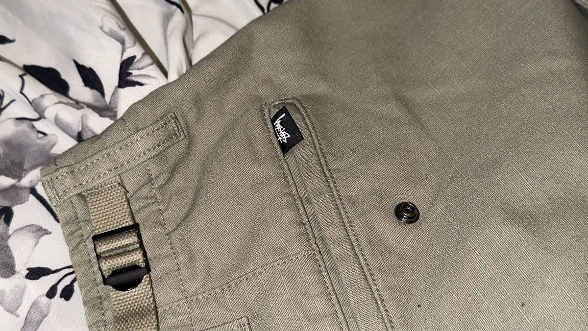 Stussy Stüssy MILITARY RIPSTOP COTTON CARGO PANTS Size US 28 / EU 44 - 9 Thumbnail