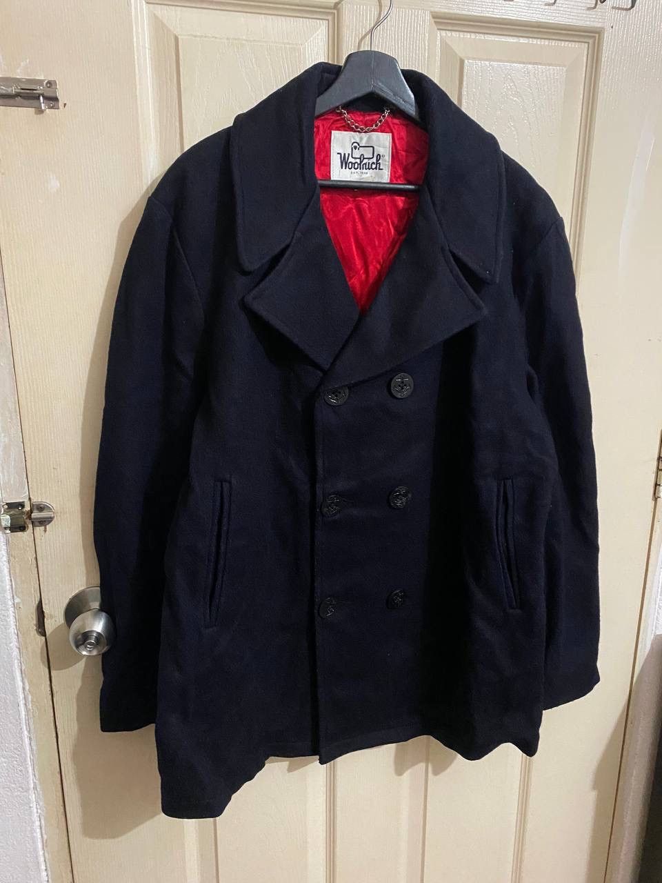 Woolrich Woolen Mills Vintage 80s Woolrich Double Breasted Coat Size US M / EU 48-50 / 2 - 7 Thumbnail