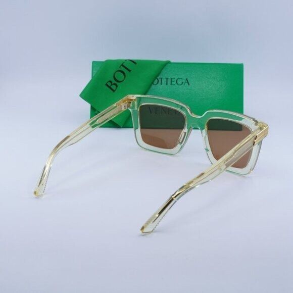 Bottega Veneta 🕶️ New Bottega Veneta BV1005S 005 Beige/Brown Sunglasses Size ONE SIZE - 11 Thumbnail