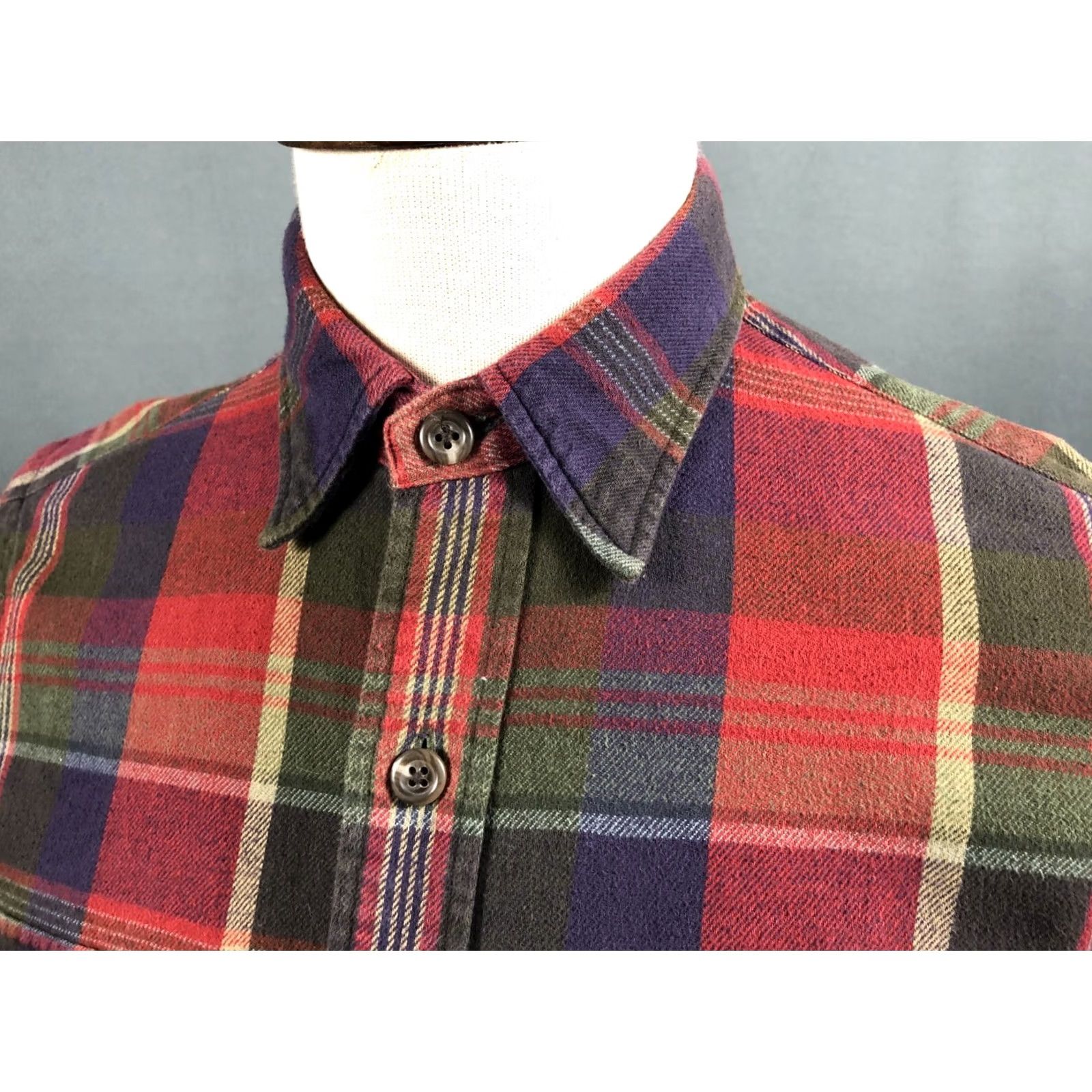 Ralph Lauren Ralph Lauren Shirt Men Multicolor Cotton Check Button-Up Long Sleeve Brushed Classic Fit Size M Size US M / EU 48-50 / 2 - 6 Thumbnail