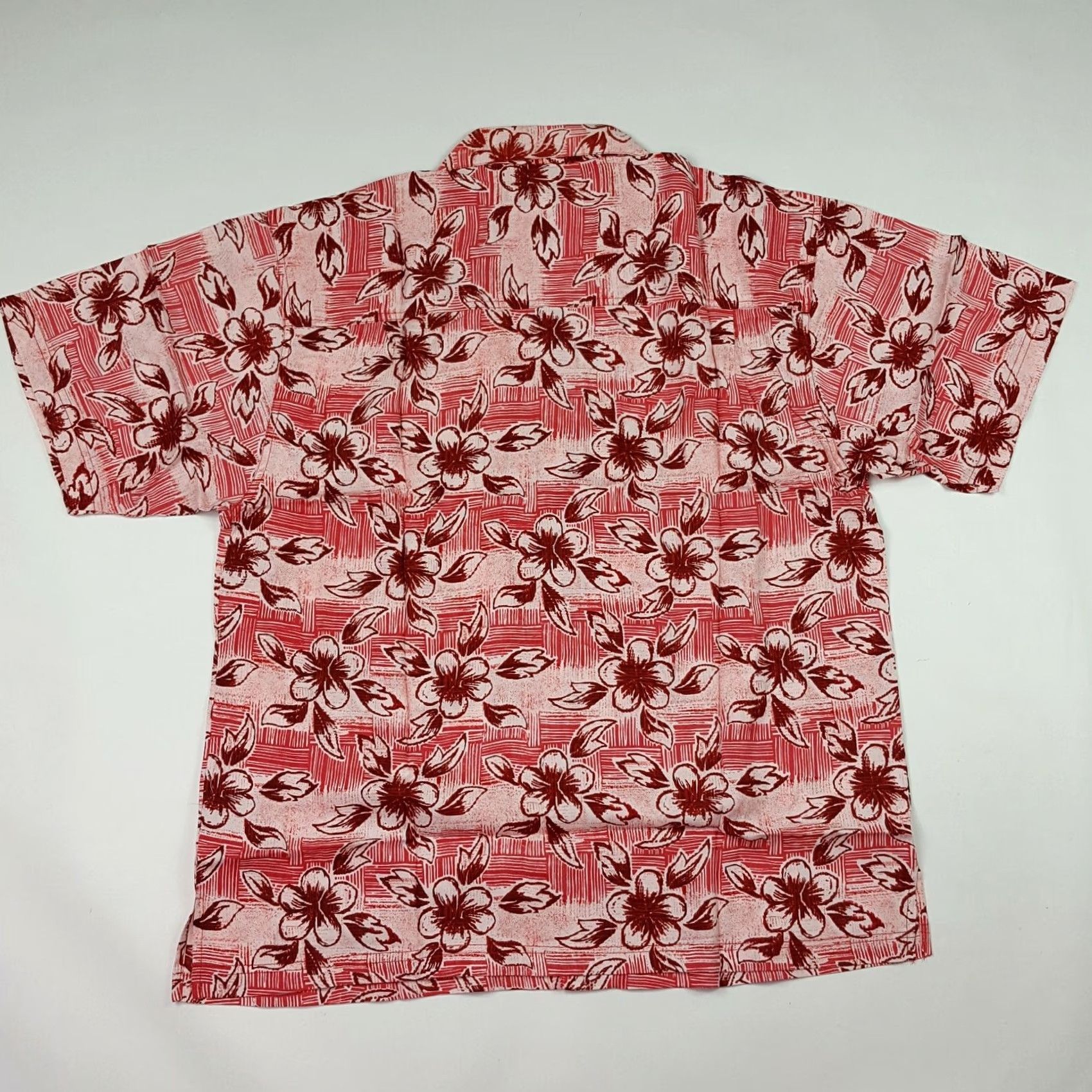 Vintage VINTAGE Spike Hawaiian Button-Up Shirt XS? No Wait XL Men’s Floral 90s Island Aloha Beach Camp Shirt Pink Short Sleeve Size US XL / EU 56 / 4 - 5 Thumbnail