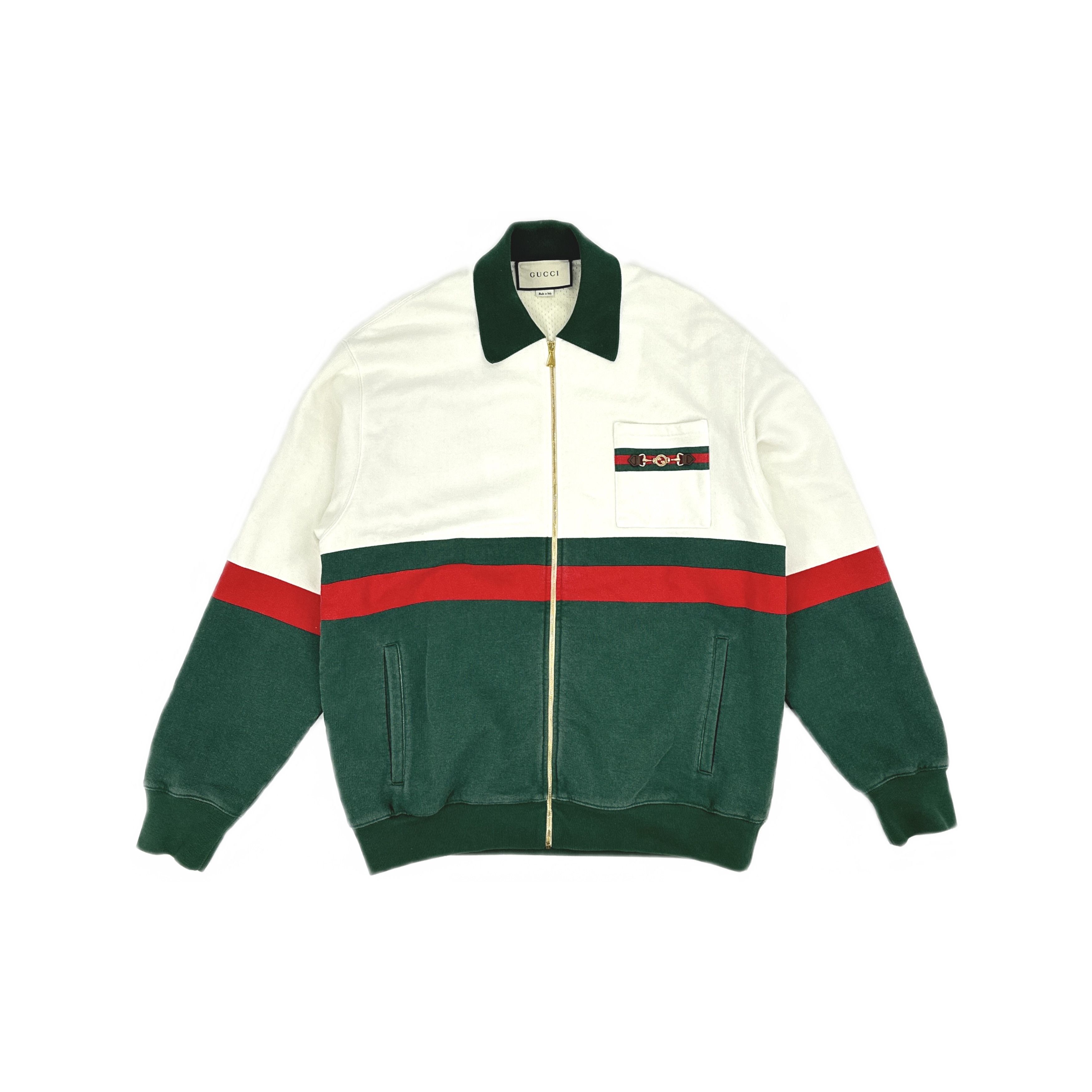 Gucci Gucci Colorblock Zip-Up Track Jacket Size M Size US M / EU 48-50 / 2 - 1 Thumbnail