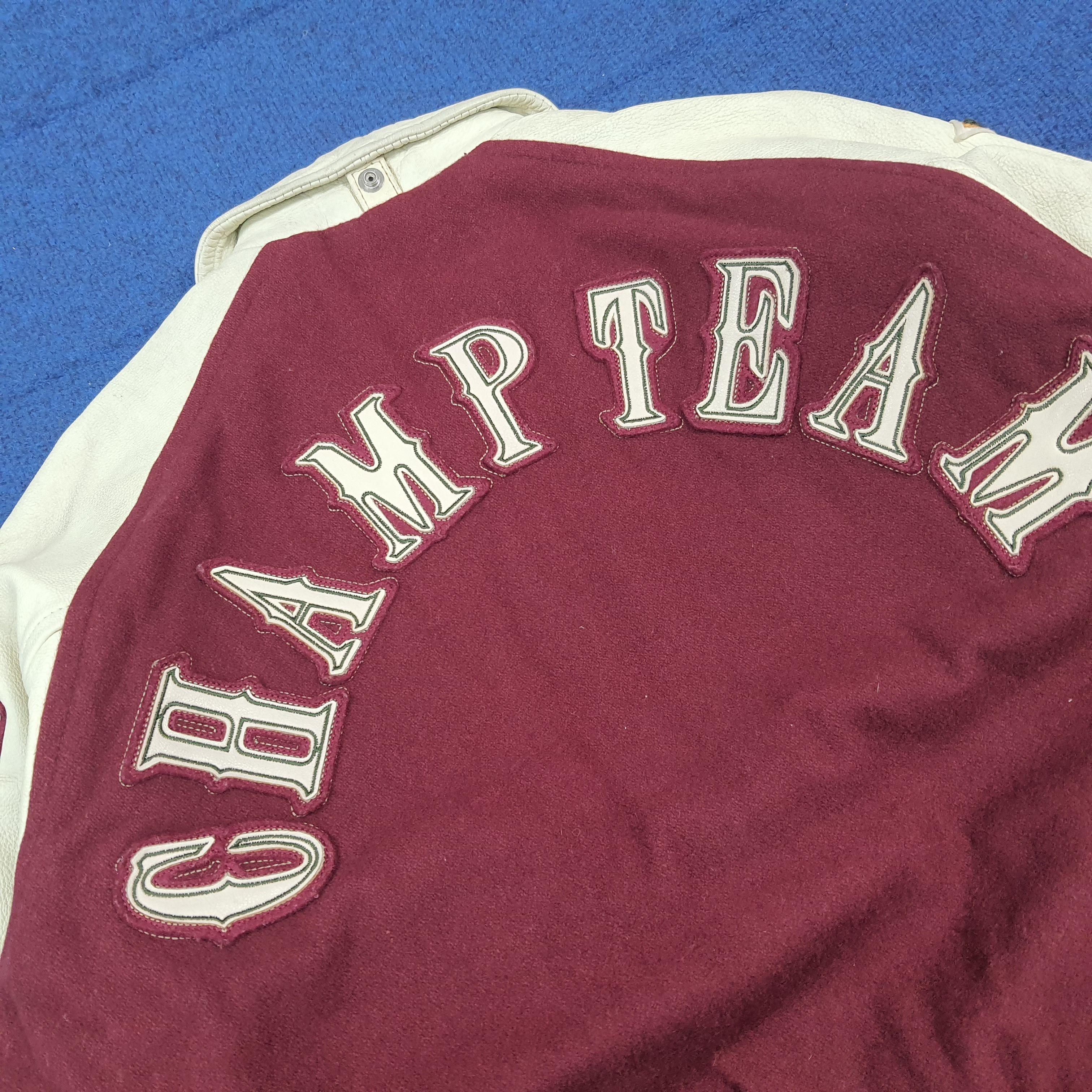 Vintage [ixi:z] Wool Leather Baseball Bomber Retro 90s Urban C295N22 Size US M / EU 48-50 / 2 - 6 Thumbnail