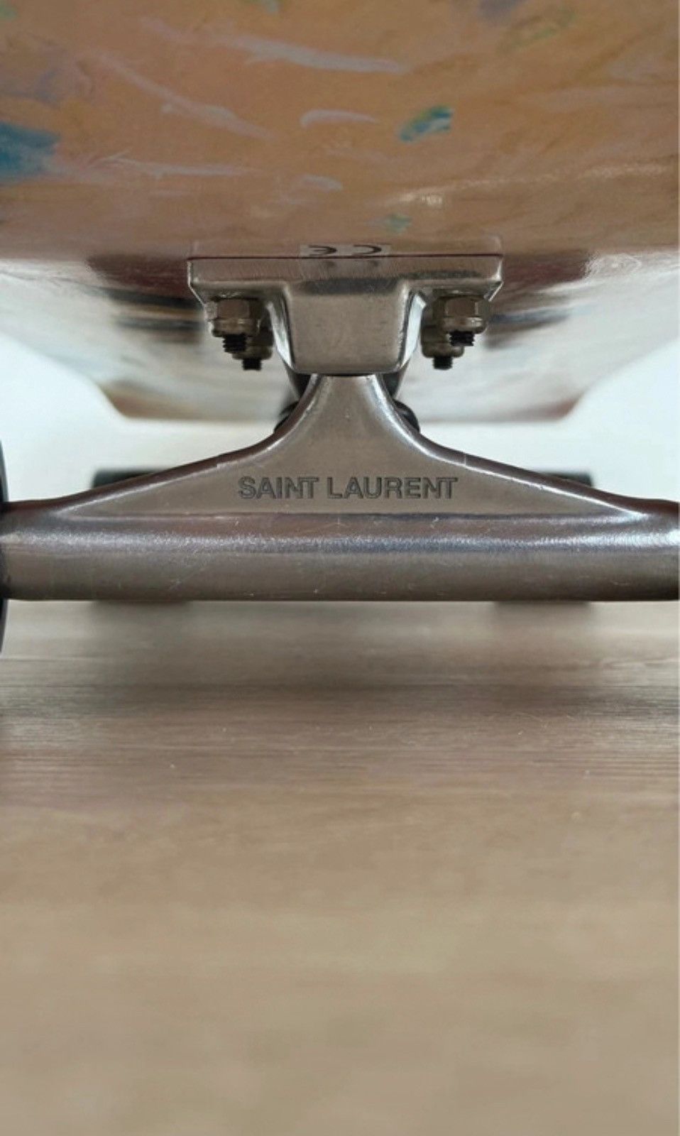 Hedi Slimane × Saint Laurent Paris RARE SS16 SURF SOUND "BABY" MULTICOLOUR SKATEBOARD Size ONE SIZE - 3 Thumbnail