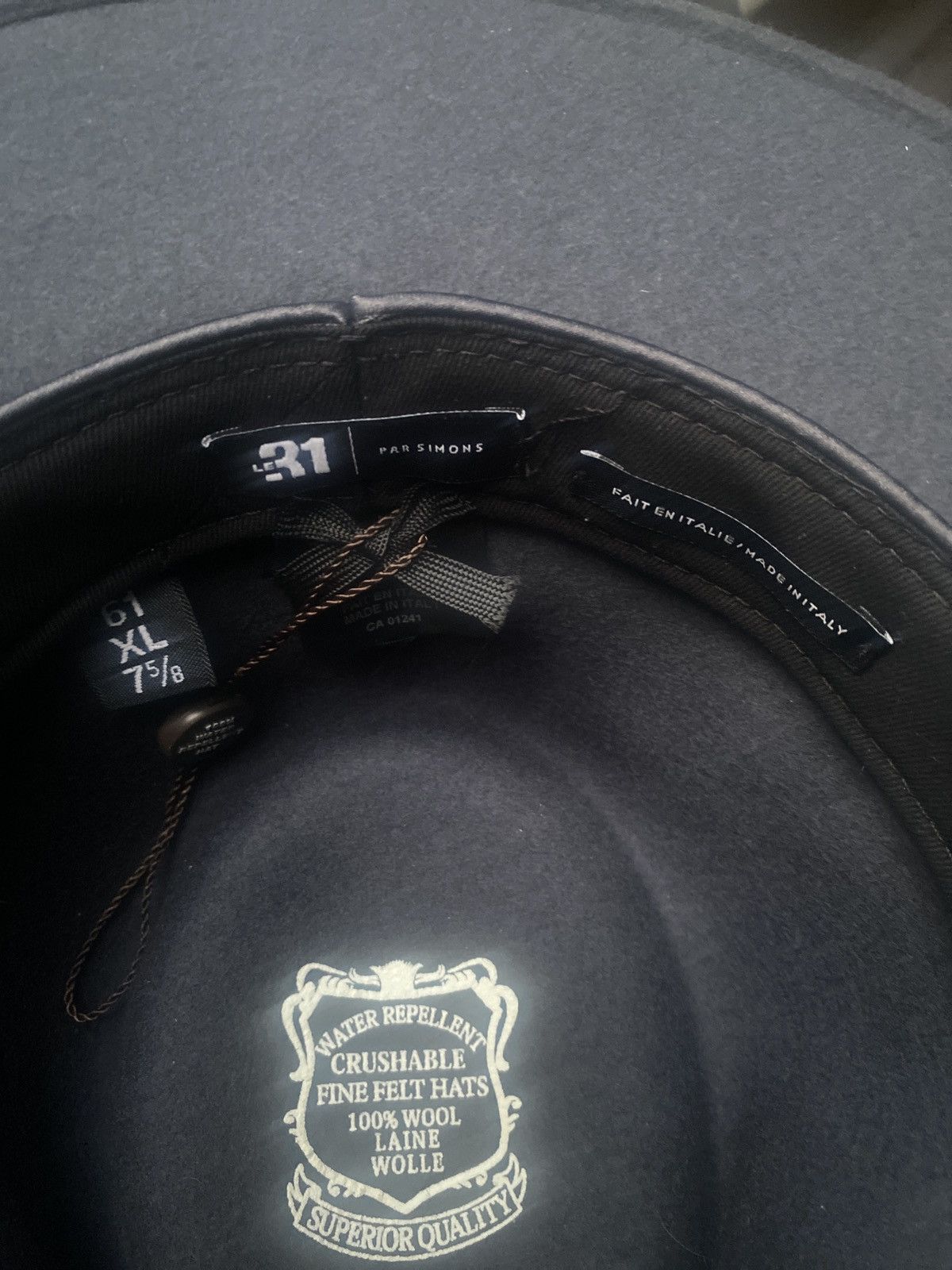 Le 31 Italian teardrop fedora Size ONE SIZE - 2 Thumbnail