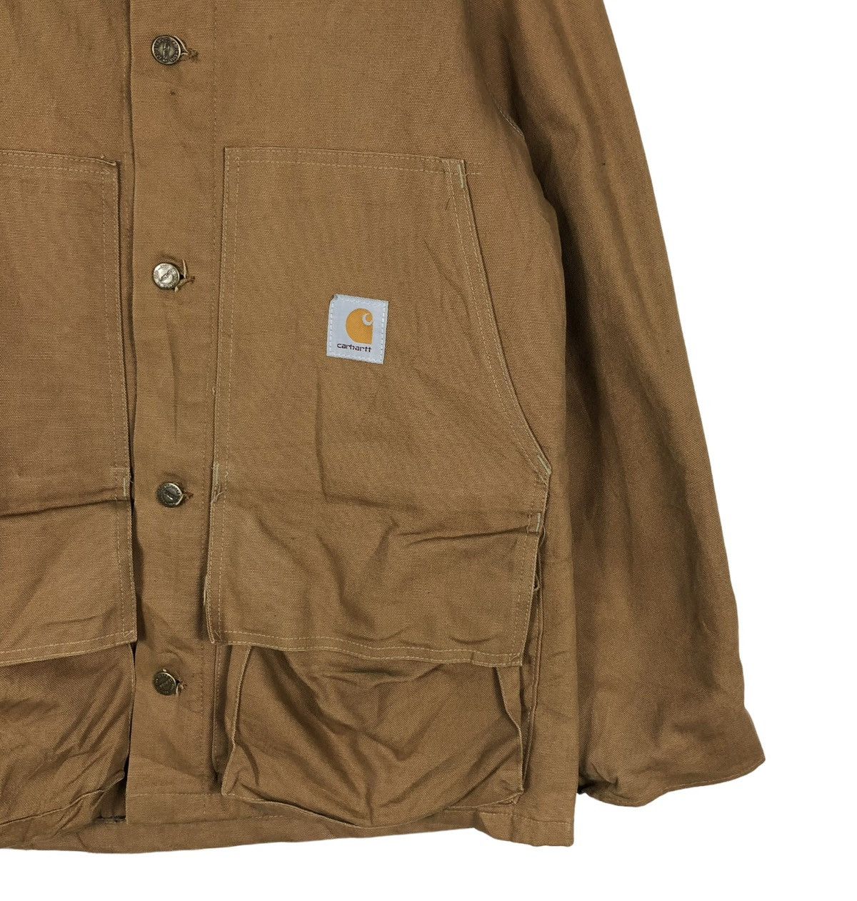 Carhartt 🔥VINTAGE CHORE WORK JACKET CARHARTT CB256 BLANKET LINING Size US M / EU 48-50 / 2 - 7 Thumbnail
