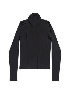 Balenciaga o1s1rm1125 BB Classic Balenciaga Fitted Turtleneck Sweater Size XL / US 12-14 / IT 48-50 - 1 Preview