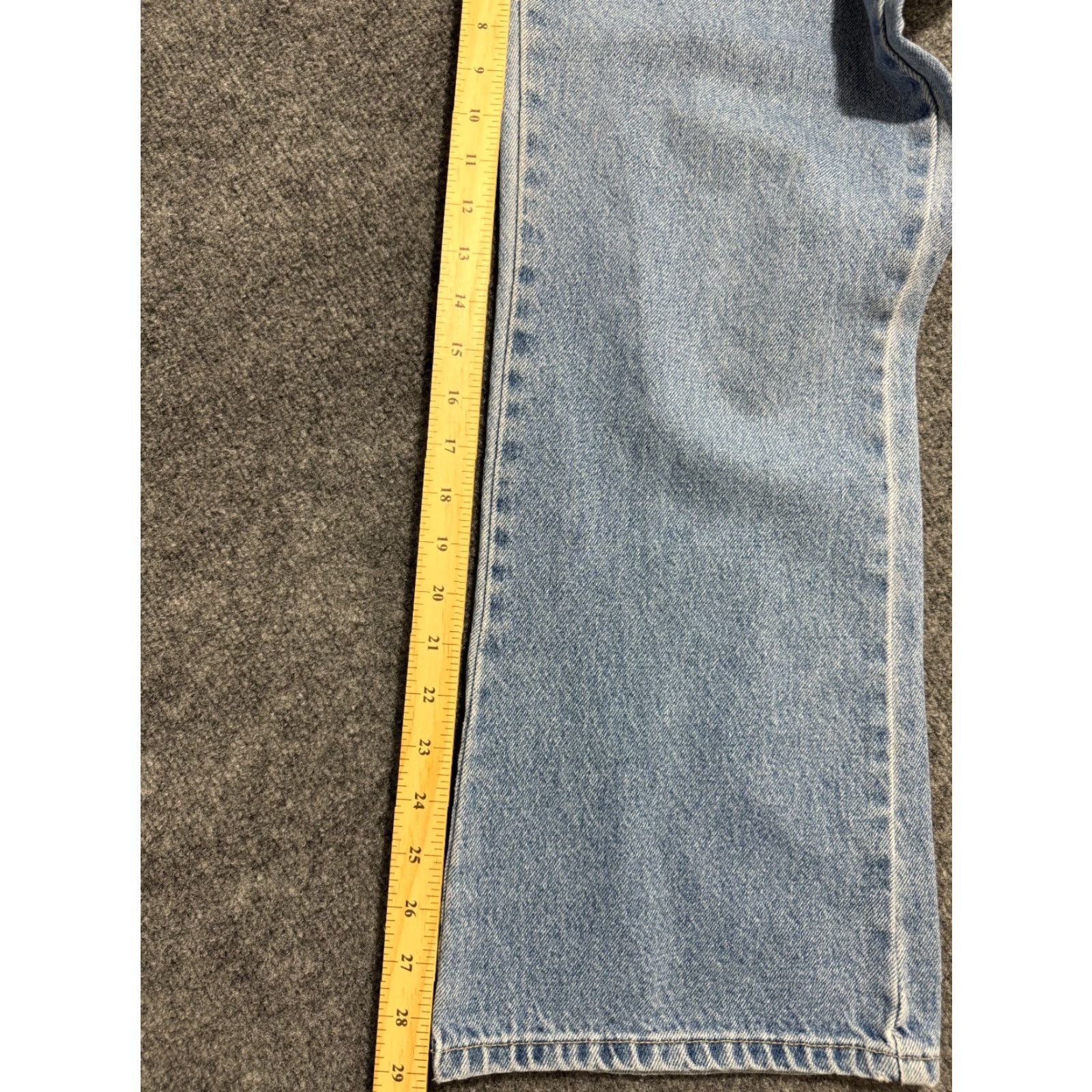 Vintage VINTAGE L.A. Blues Jeans Women's Size 12 Blue Light Wash 30x29 Denim Wide-Leg Jeans Women Size 30" / US 8 / IT 44 - 7 Thumbnail