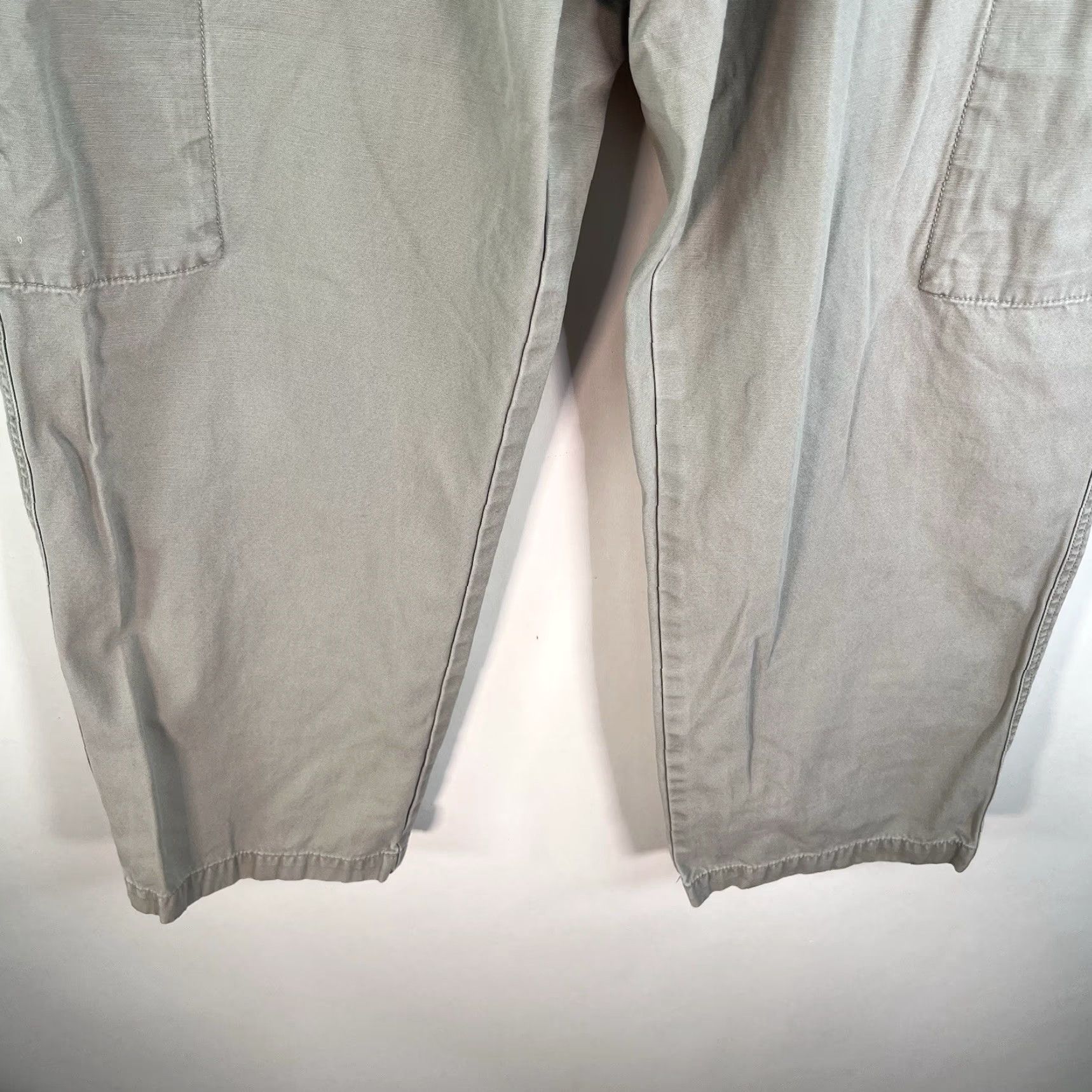 Vintage 5.11 Tactical Cargo Pants Be​ige 34x30 Men’s Zip Pockets Elastic Waist Cargo Pocket Straight 5.11 Taclite Pro Canvas Cotton Blend Size US 34 / EU 50 - 4 Thumbnail