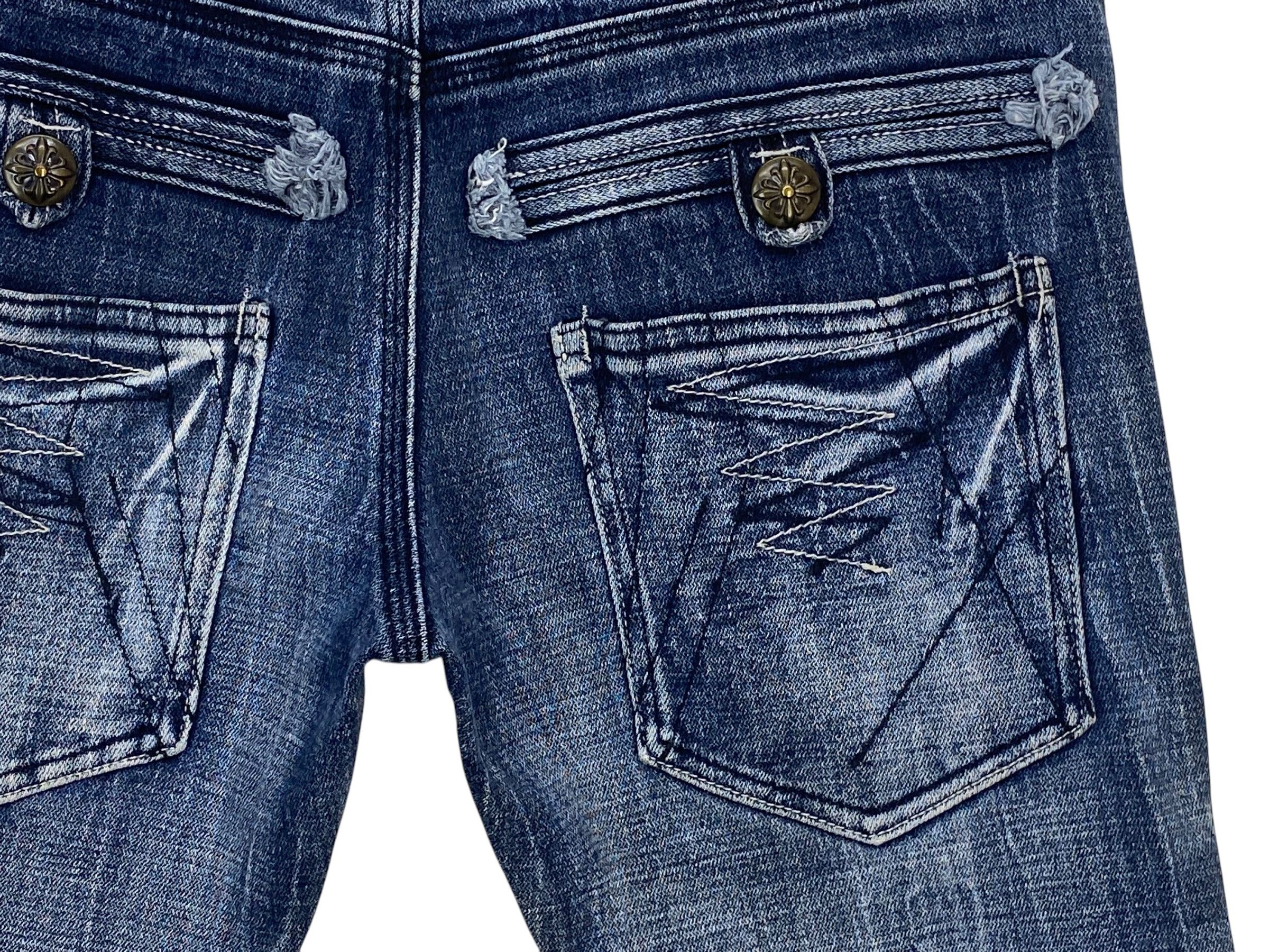 Japanese Brand BCBG Bootcut Denim Jeans Flare Jeans Pants New Age Cowboys Size 25" / US 0 / IT 36 - 7 Thumbnail