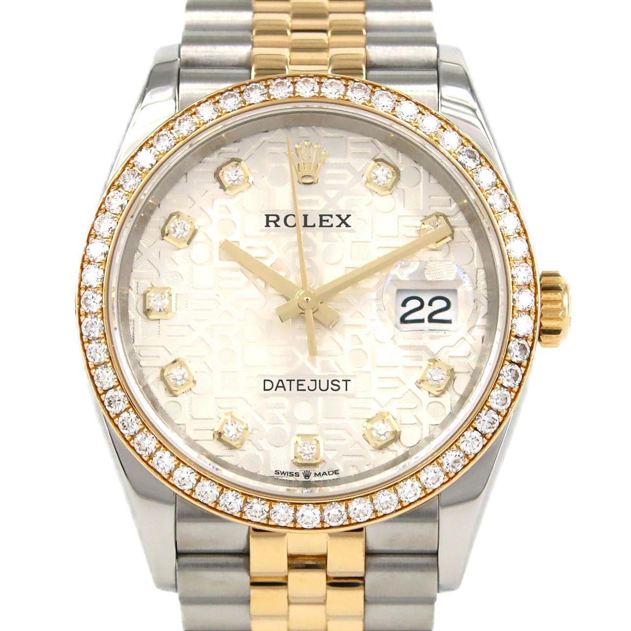 Rolex Rolex Rolex Datejust Stainless Steel x Yellow Gold Watch Metal Automatic 126283RBR DUTY FREE for USA Size ONE SIZE - 1 Thumbnail