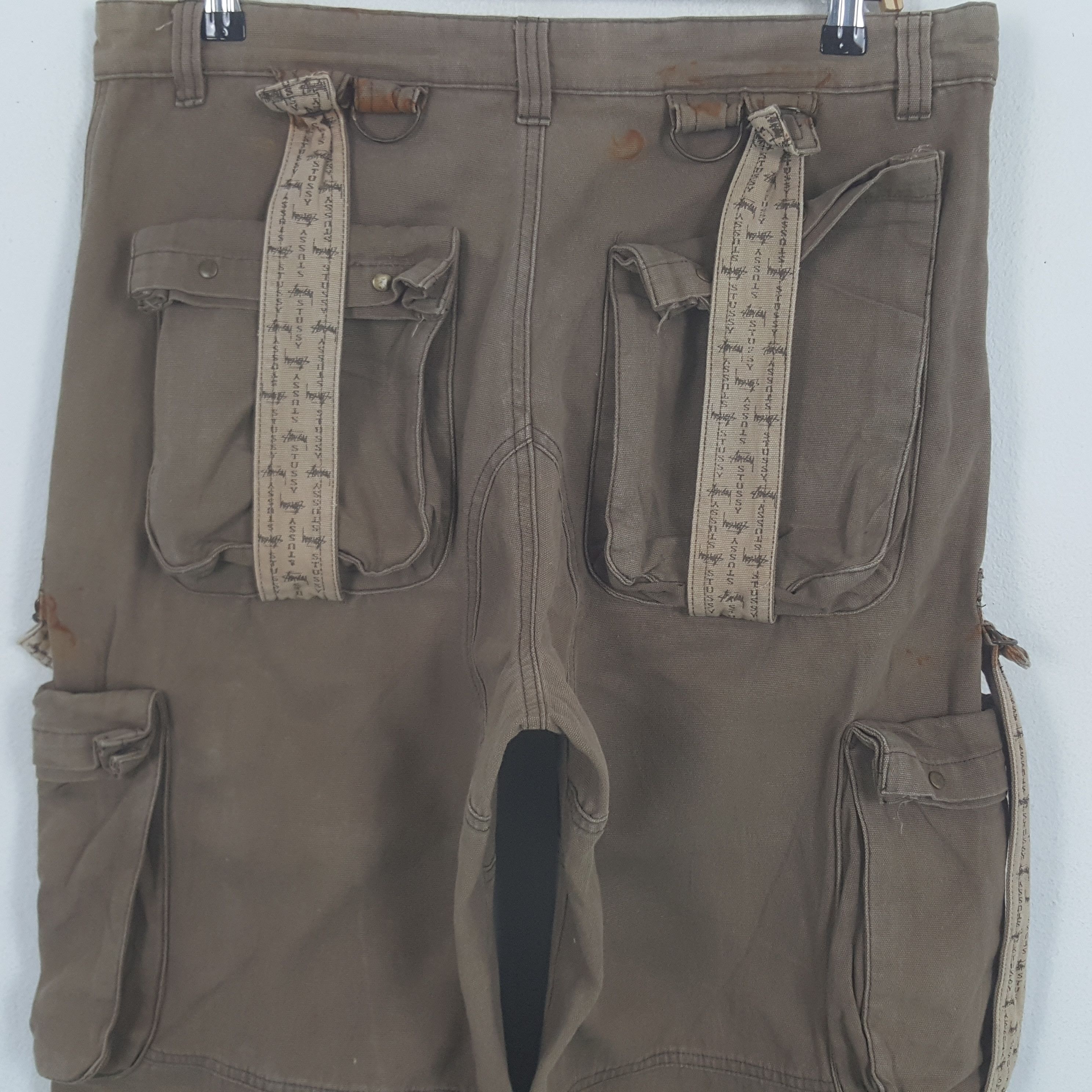 Stussy × Vintage Vintage Stussy USA Custom Big Art Logo Pants Size US 35 - 5 Thumbnail