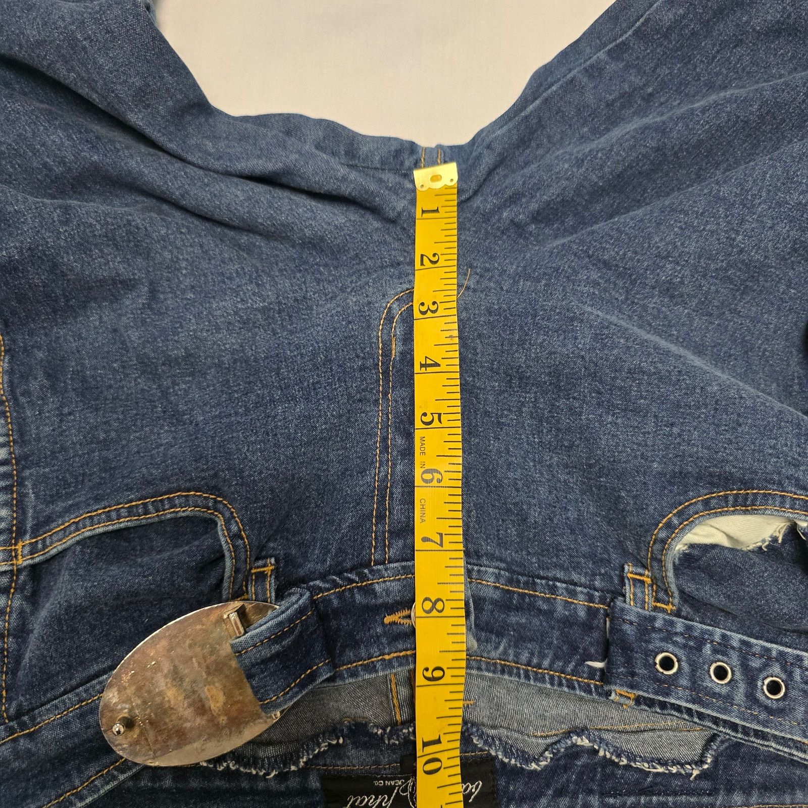 Vintage Vintage Baby Phat Jeans 5 Medium Wash Denim Rhinestone Y2K Size 27" / US 4 / IT 40 - 11 Thumbnail