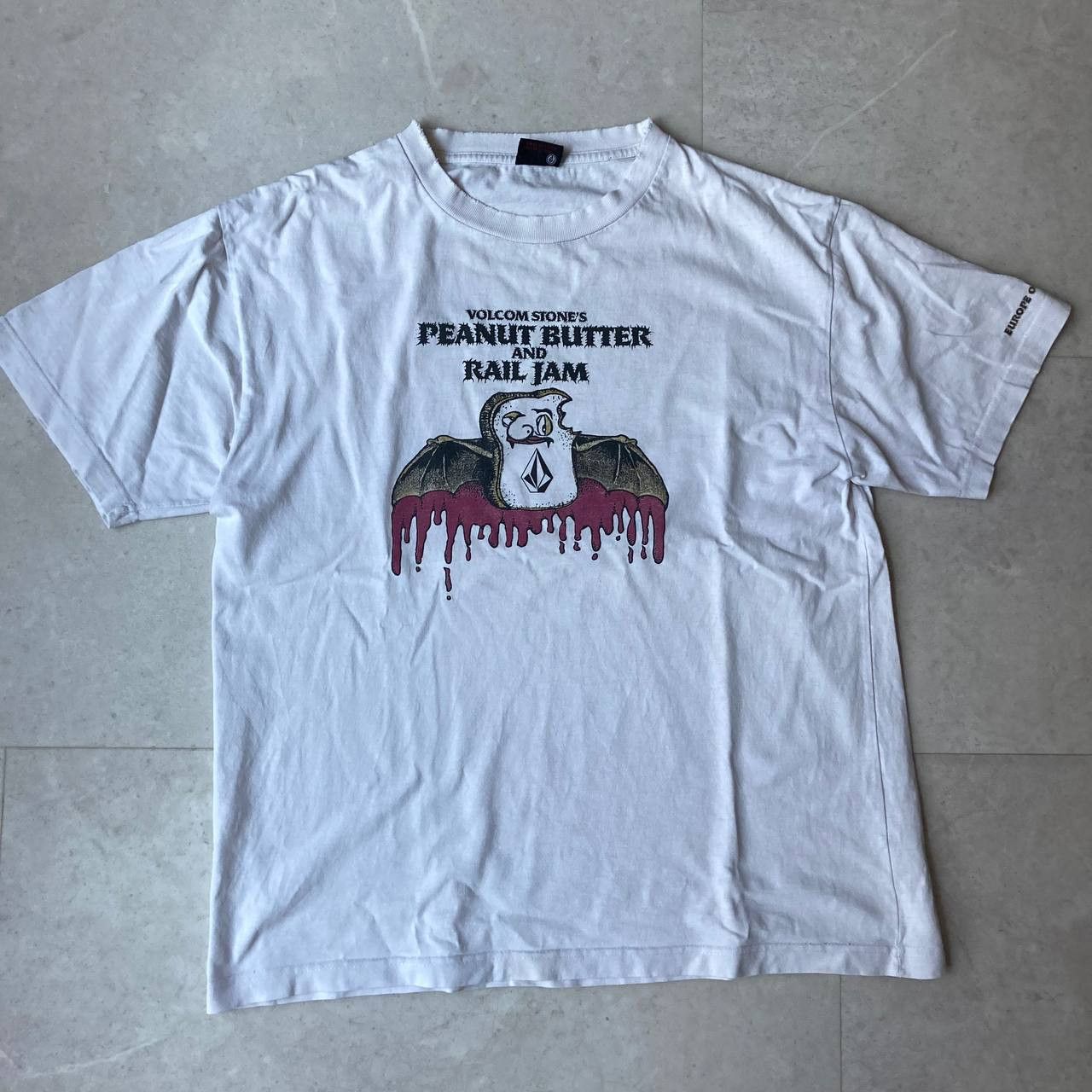 Volcom Vintage Volcom Peanut Butter Rail Jam Surf Skate Tee Size US XL / EU 56 / 4 - 1 Thumbnail