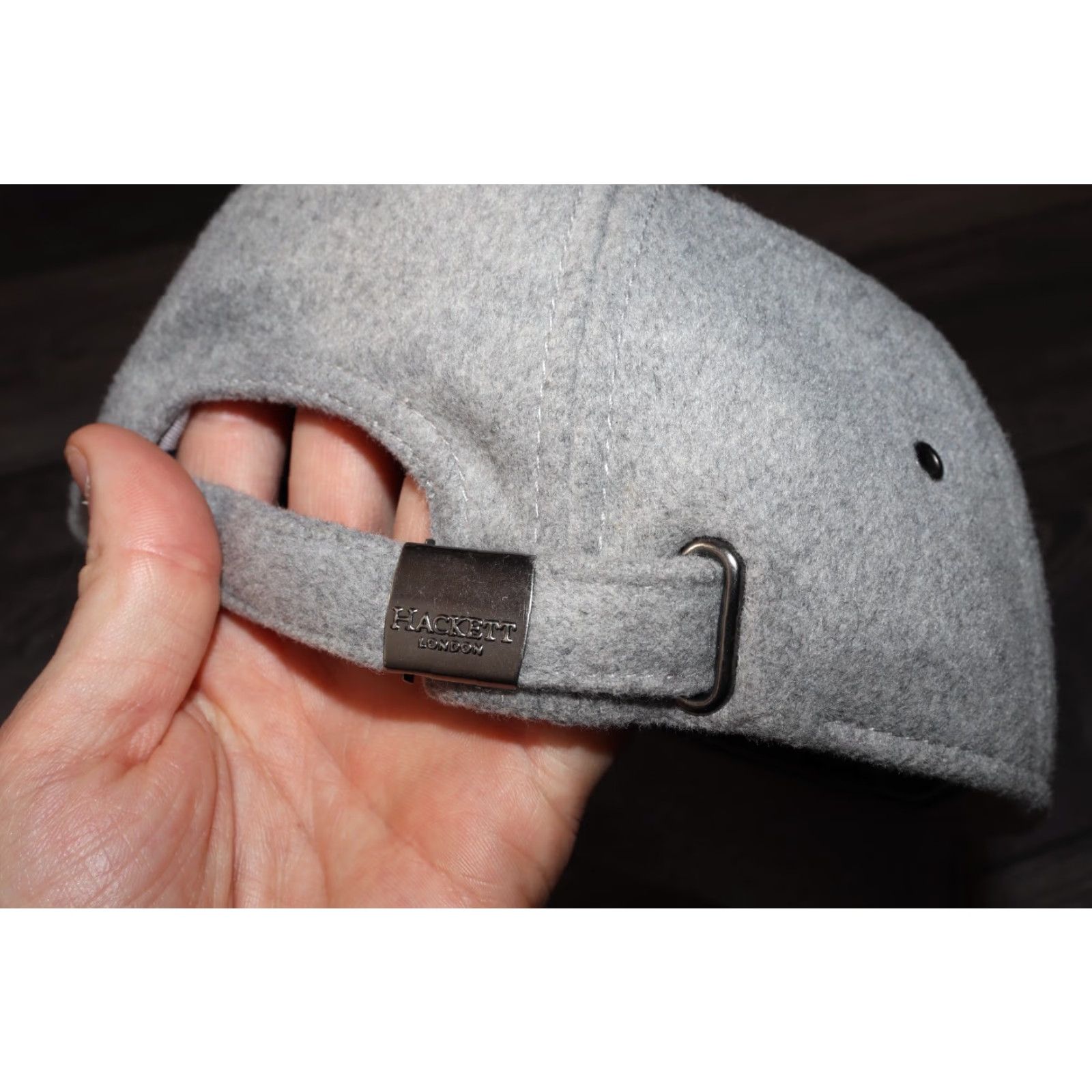 Hackett HACKETT LONDON MR CLASSIC WOOL LANA BASEBALL CAP HAT ONE SIZE GRAY ADJUSTABLE MEN Vintage Wool Cap Baseball Cap Mens One Size Gray Adjustable) Size ONE SIZE - 5 Thumbnail