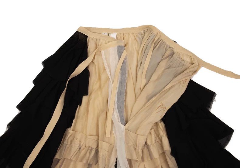 Comme des Garcons Comme des Garcons size M Broken bride beige black retro la Size 23" - 5 Thumbnail