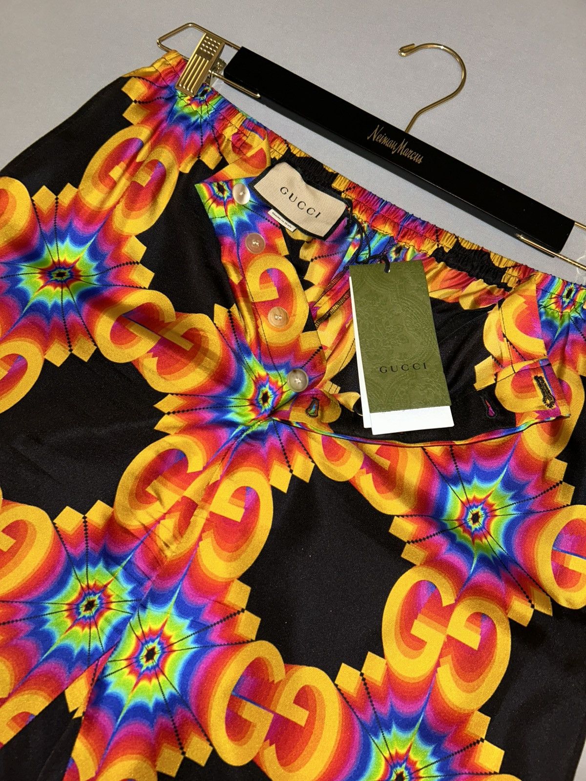 Gucci Gucci GG Kaleidoscope Silk Shorts Size US 33 - 3 Thumbnail