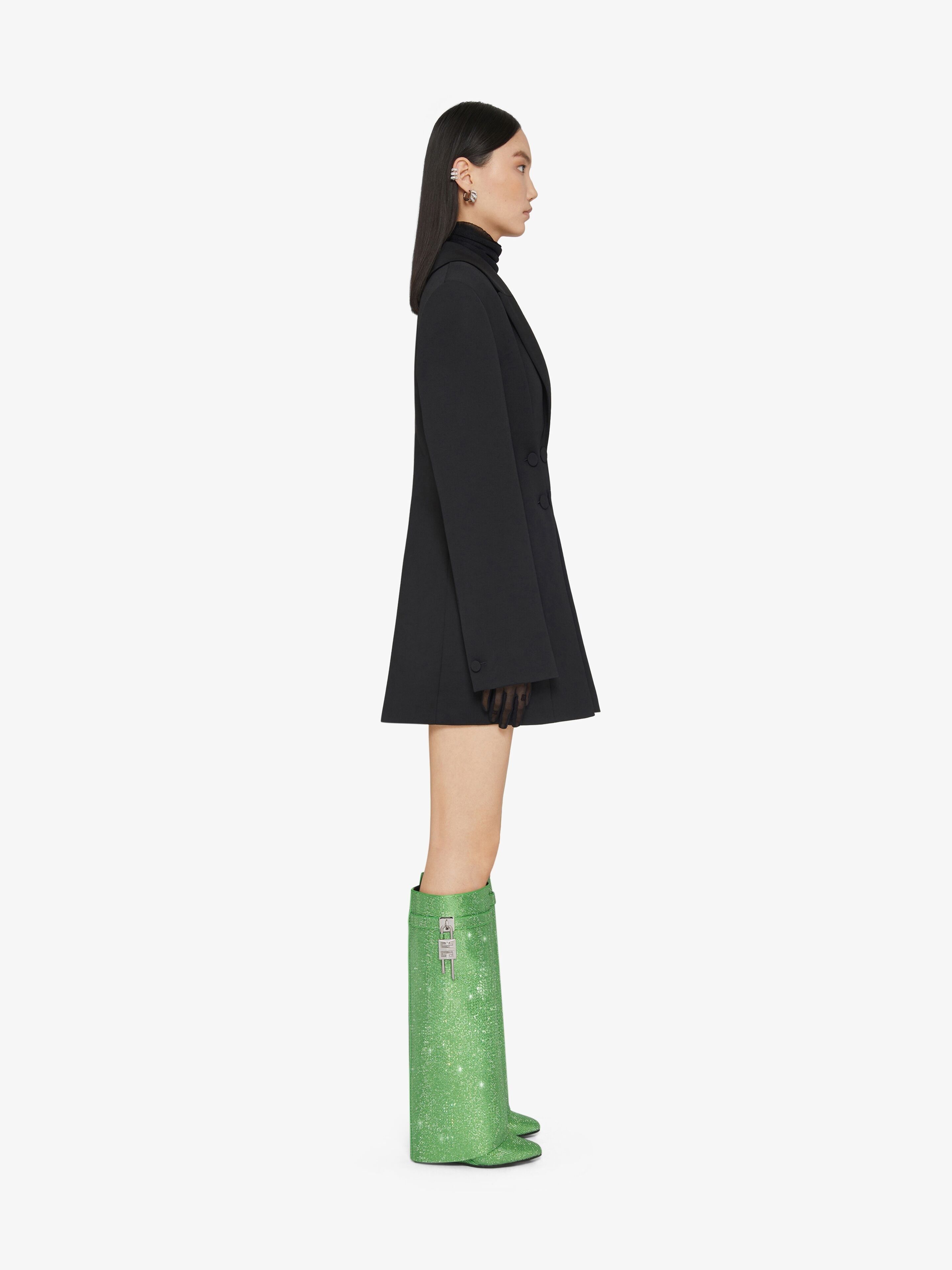 Givenchy o1srvl11e0525 Shark Lock Pant Boots 90mm in Absynthe Green Size US 9 / IT 39 - 2 Thumbnail