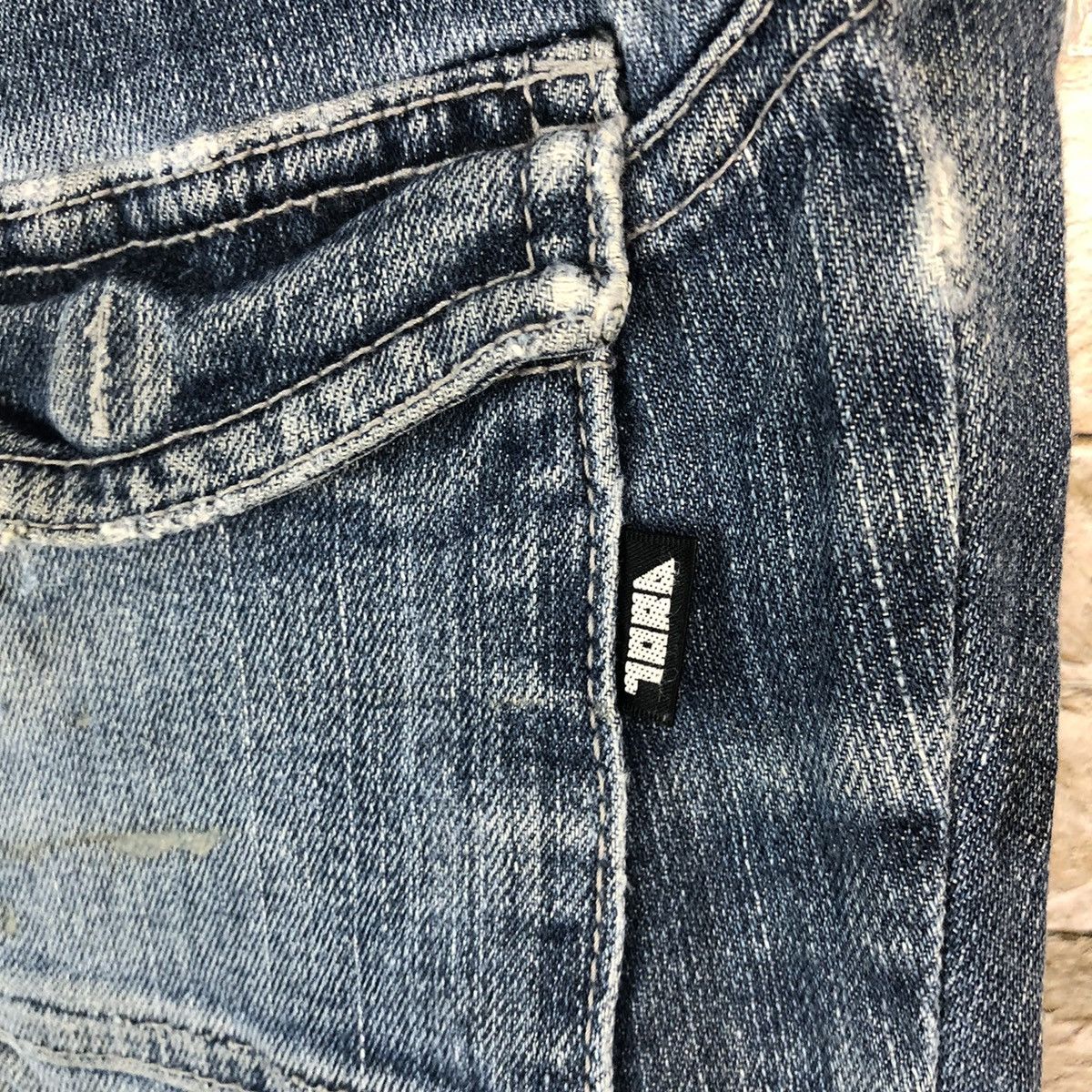 Japanese Brand Tora ripped Denim utility tactical distressed Pants #A959 Size US 33 - 17 Thumbnail