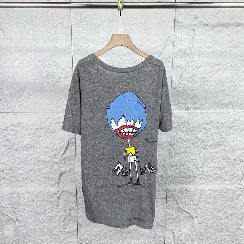 Chrome Hearts Chrome Hearts Gray Cotton T-Shirt for Men . Size US XL / EU 56 / 4 - 2 Thumbnail