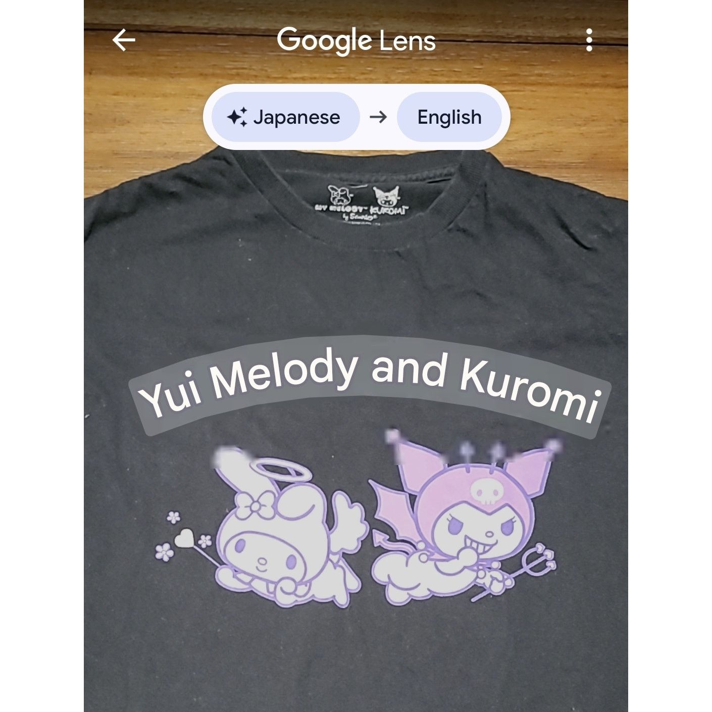 Other Sanrio Black Unisex Tee My Melody Kuromi - Size Medium Size M / US 6-8 / IT 42-44 - 3 Thumbnail