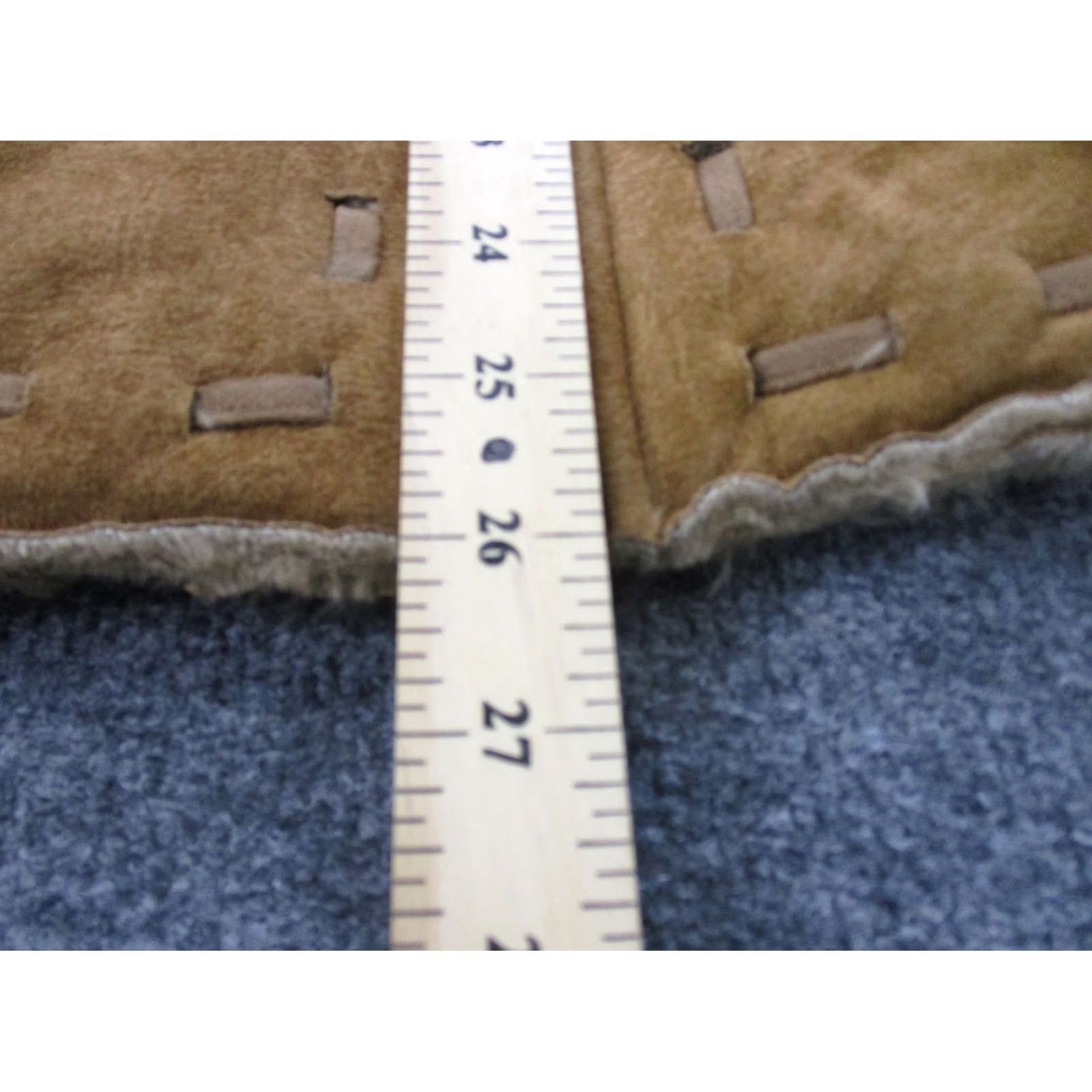 Vintage Cabela's Vest Jacket Women M Suede Fleece Lined Outdoors Hiking Equestrian Preppy Hoodie? Size M / US 6-8 / IT 42-44 - 4 Thumbnail
