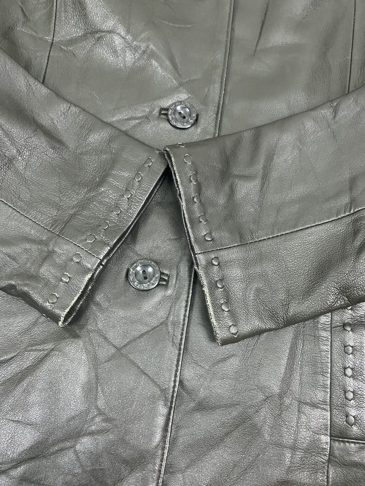 If Six Was Nine × Japanese Brand Leather Jacket Mink Fur Article Size US M / EU 48-50 / 2 - 6 Thumbnail