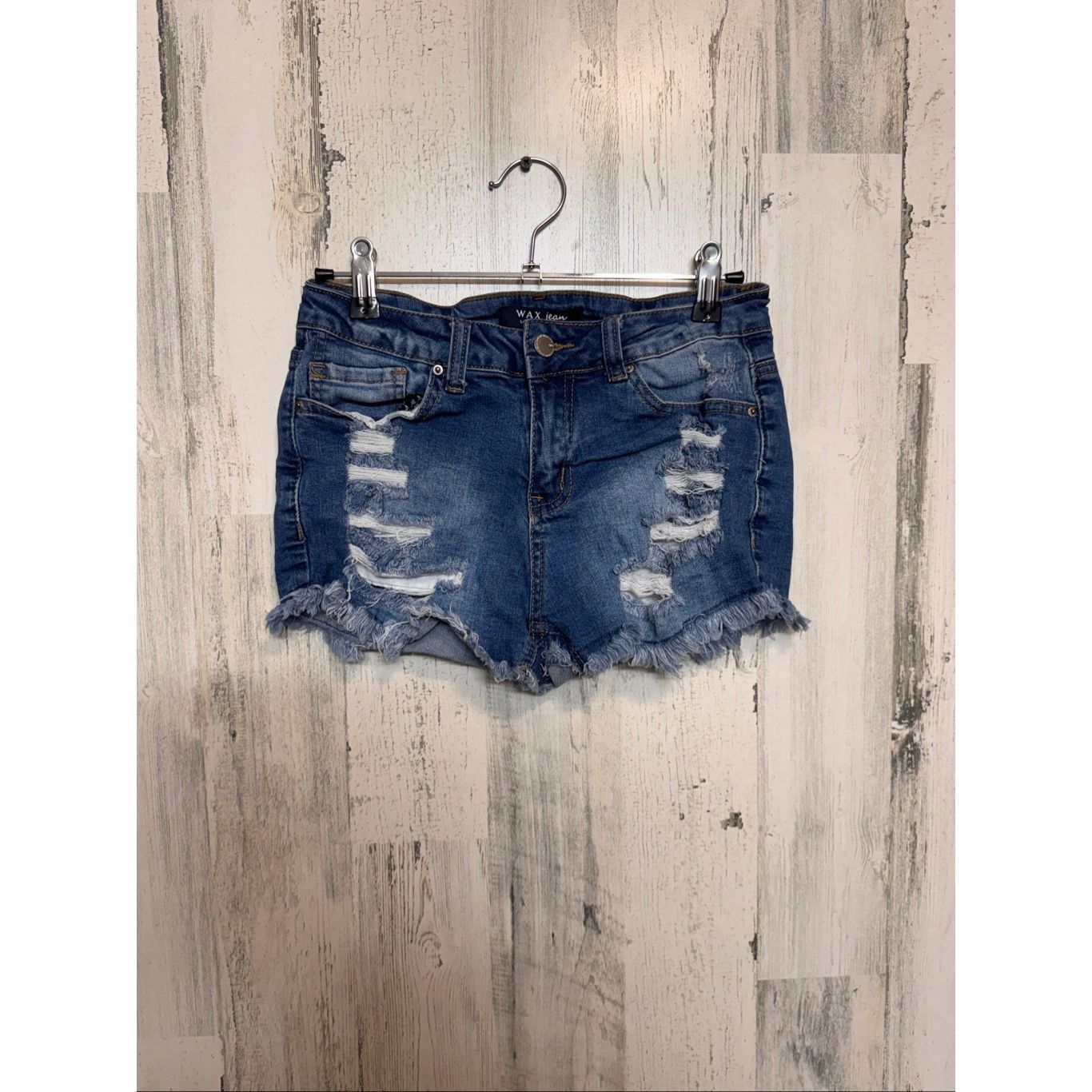Other Wax Jean Denim Distressed Cutoff Shorts Women’s Size Small B Size 26" / US 2 / IT 38 - 1 Thumbnail